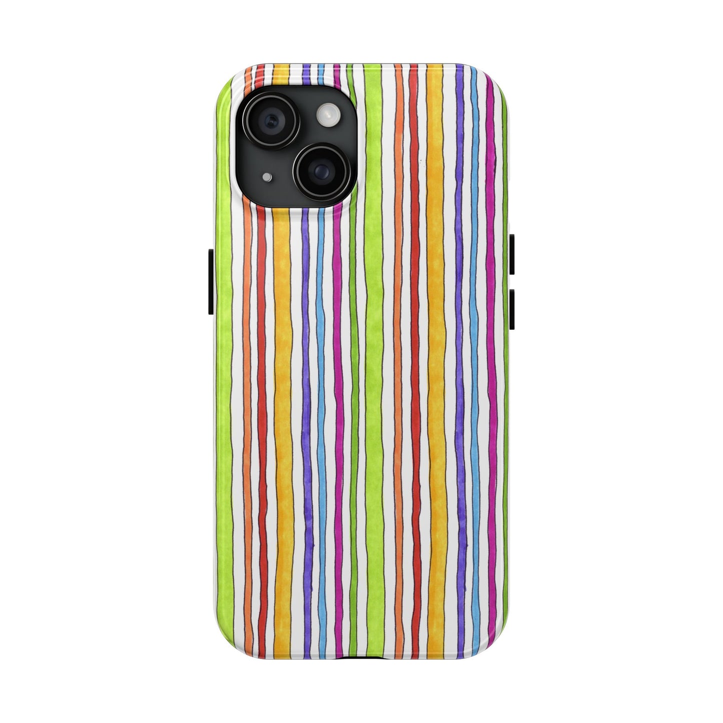 Stripe Fancy White Phone Case