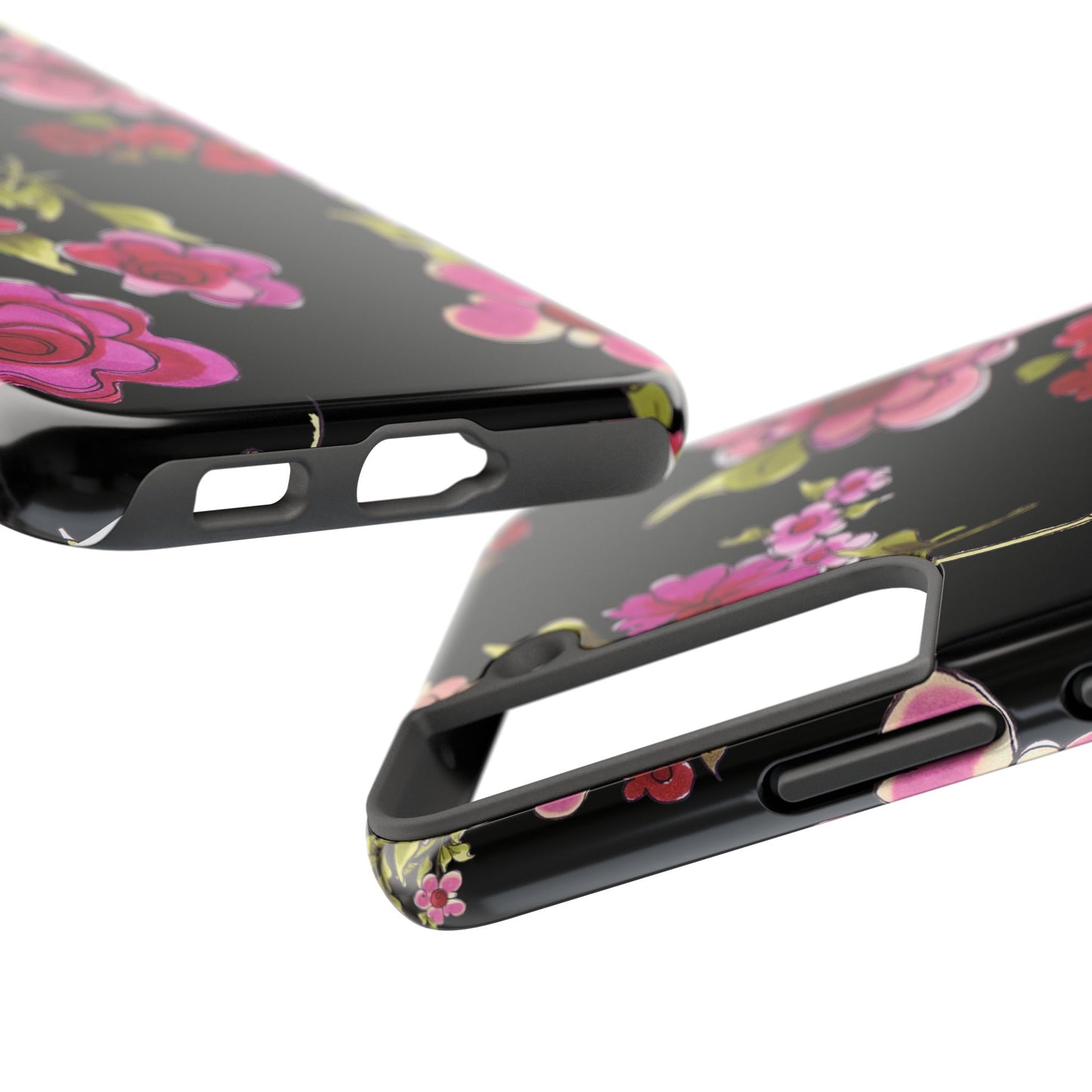 Jumbo Floral Black Phone Case