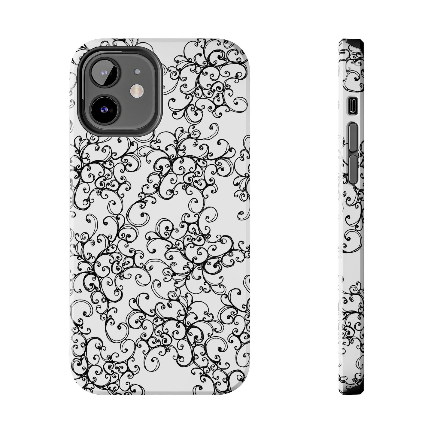 Poodle Scroll Phone Case
