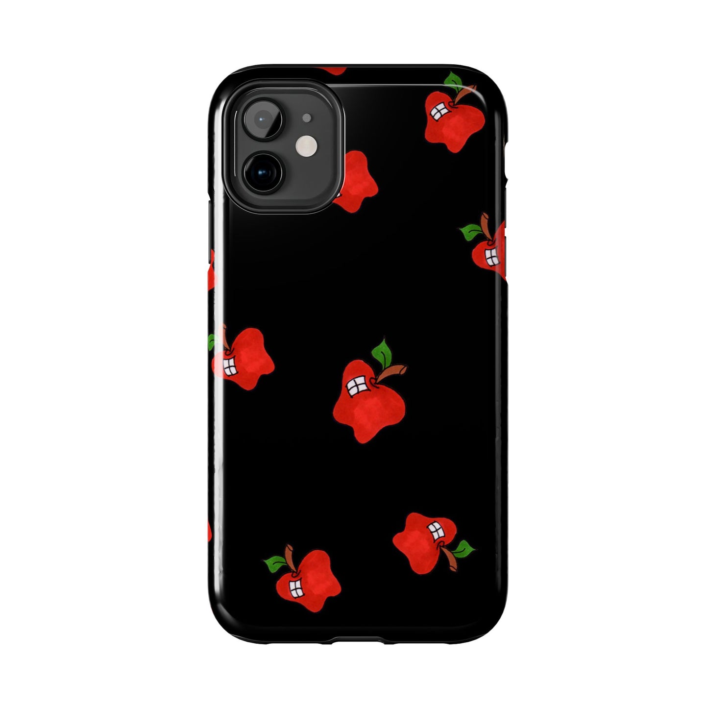Flying Apples Black Phone Case