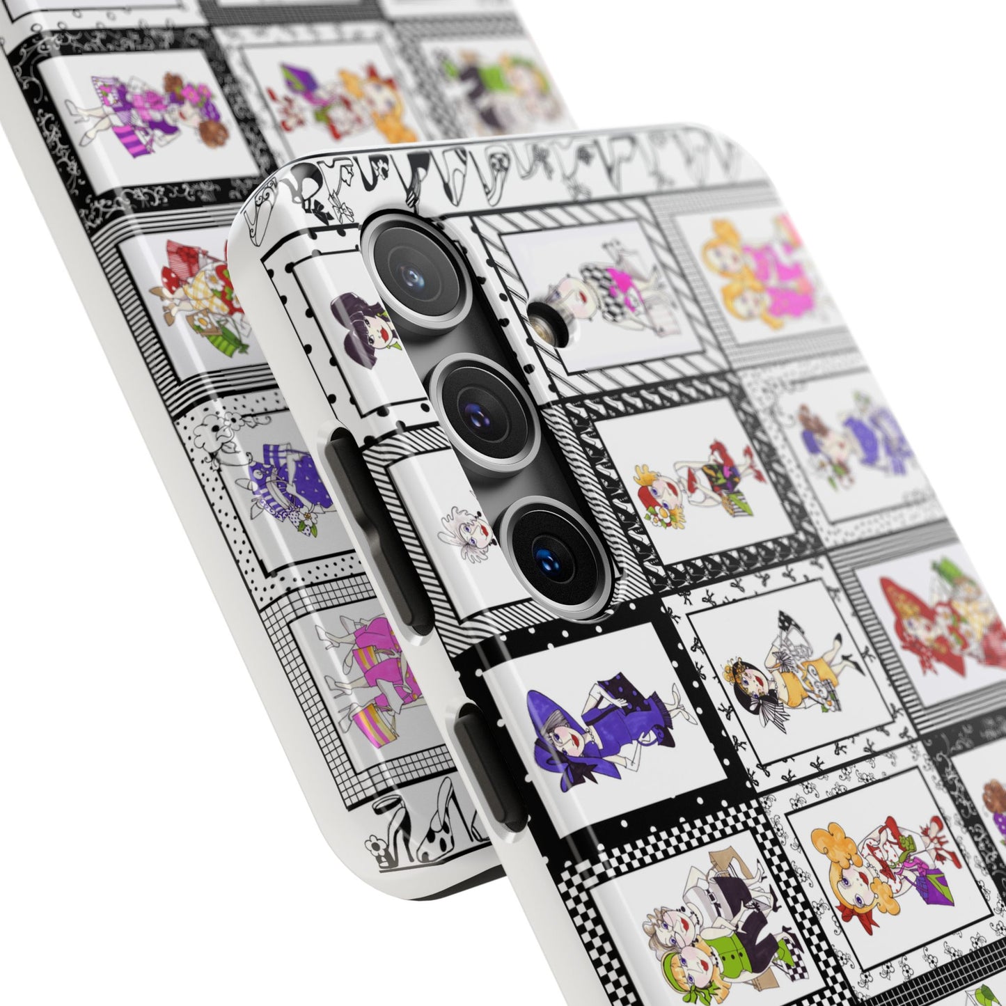 Gone Shopping White / Black Phone Case