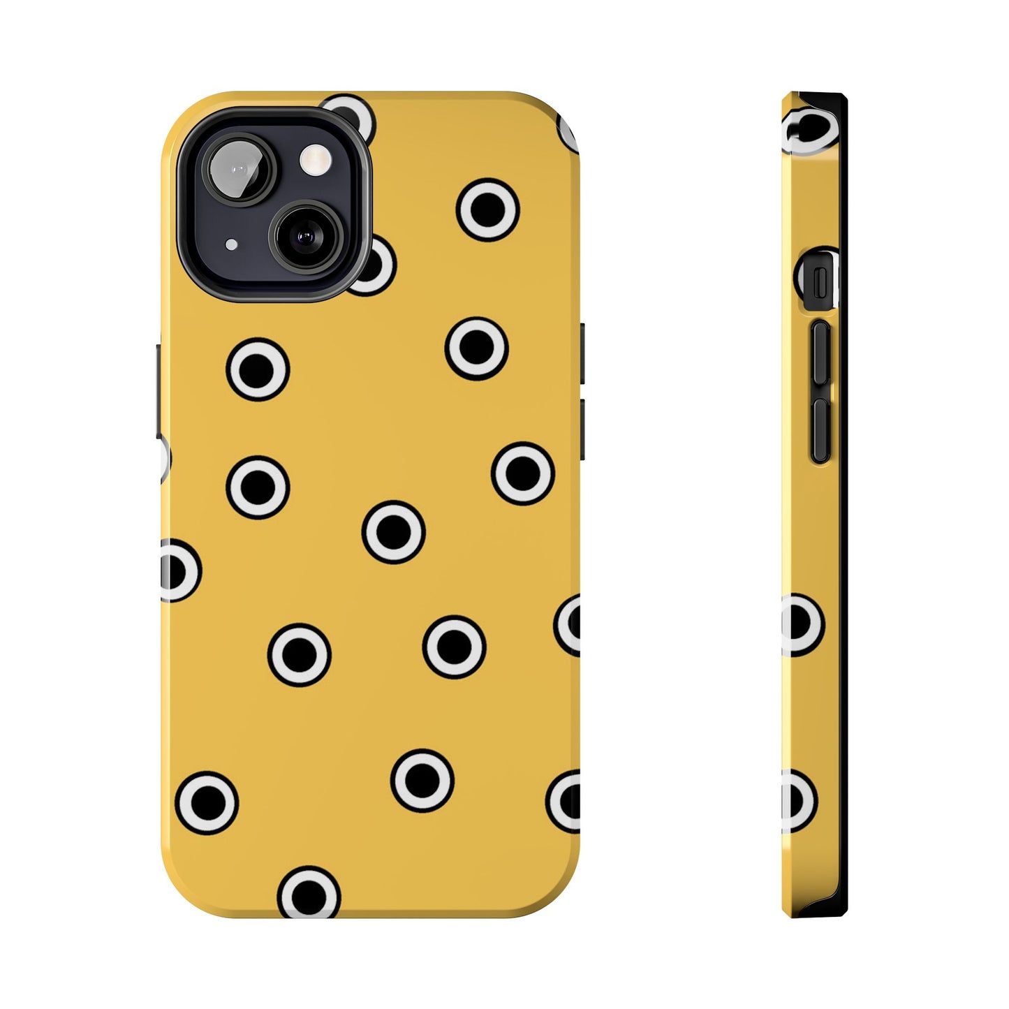 CD Dots Yellow / Black Phone Case