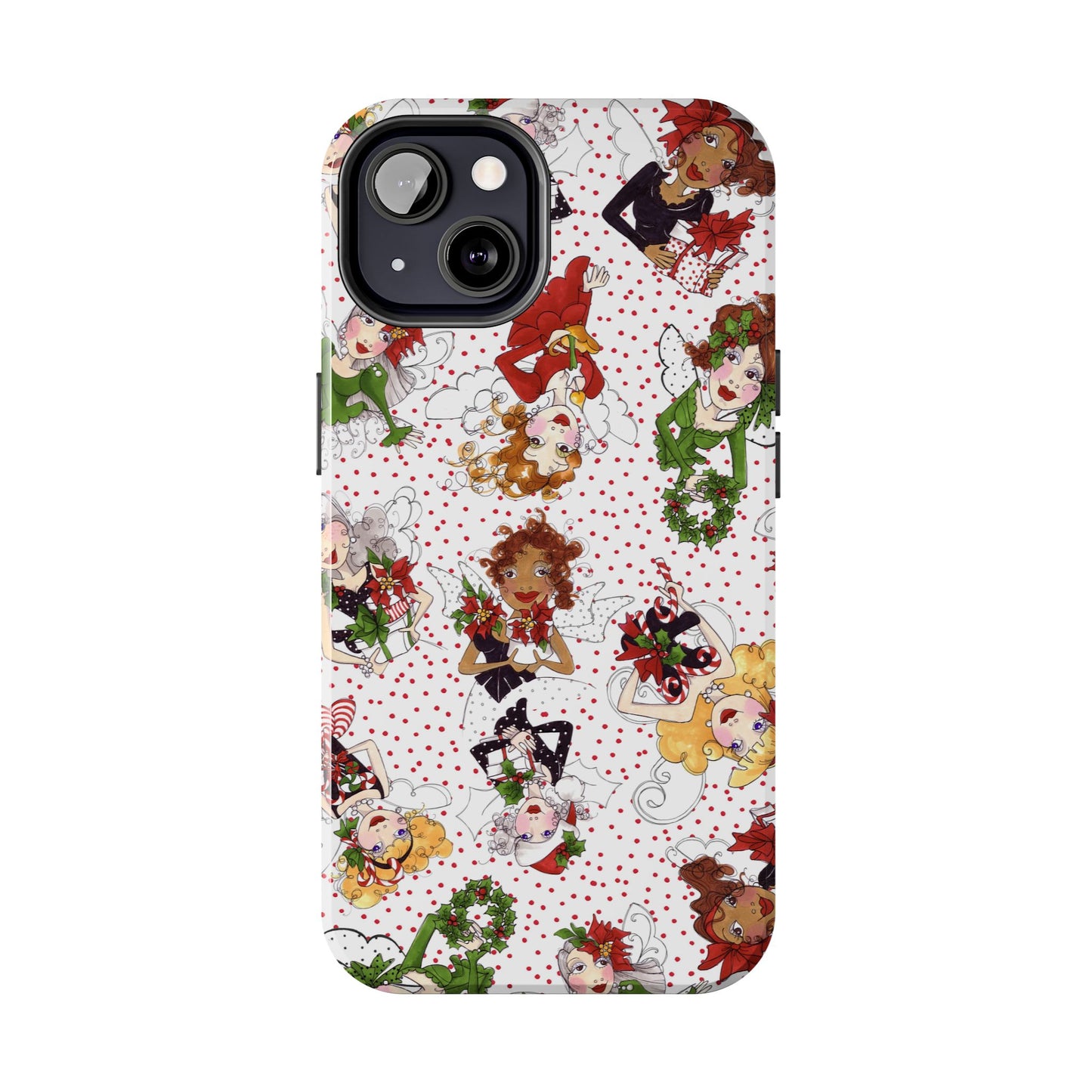 Fairy Toss White / Red Phone Case