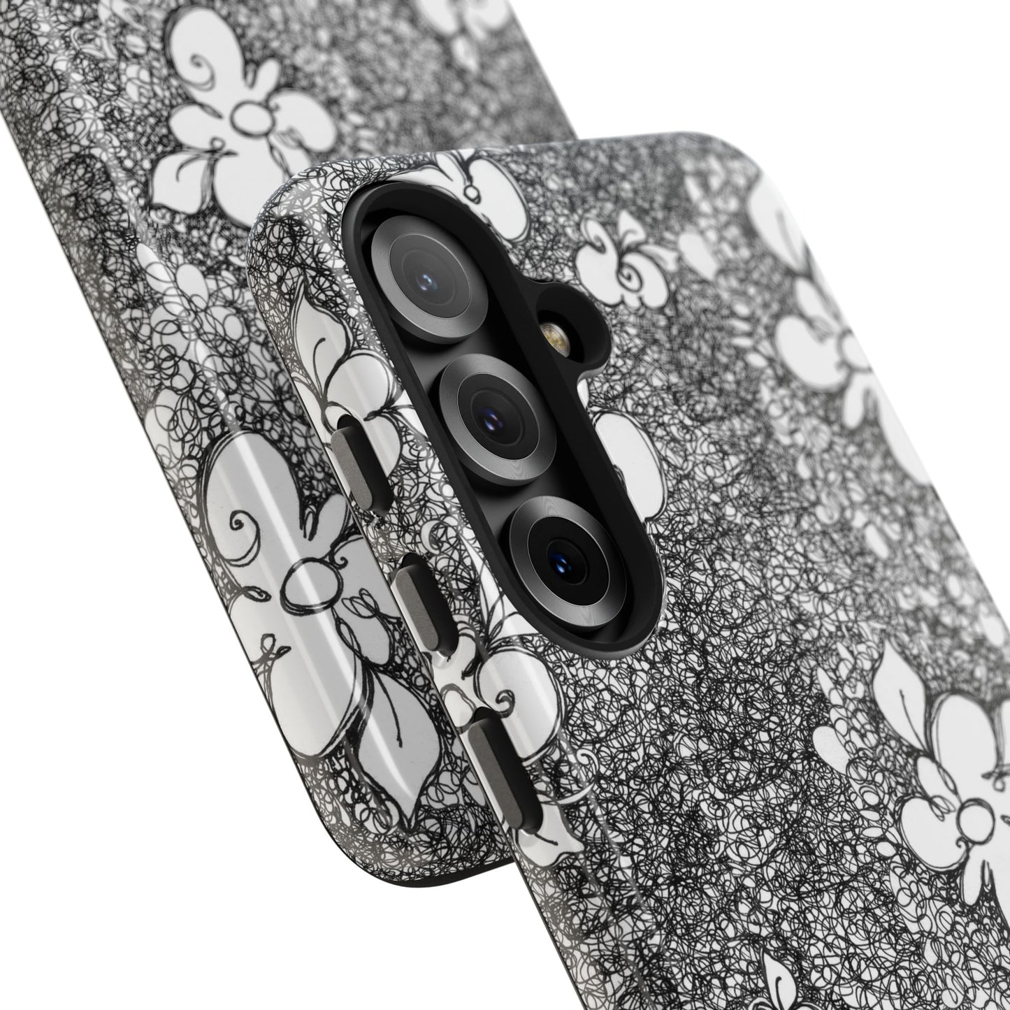Flower Scribbles Phone Case