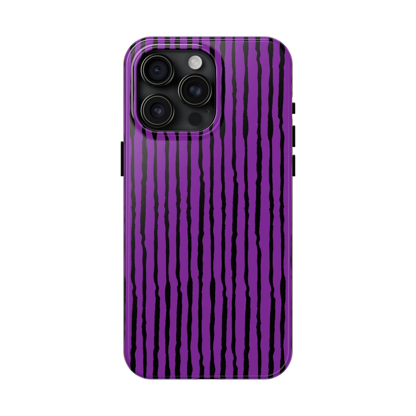 Sorta Stripe Purple / Black Phone Case