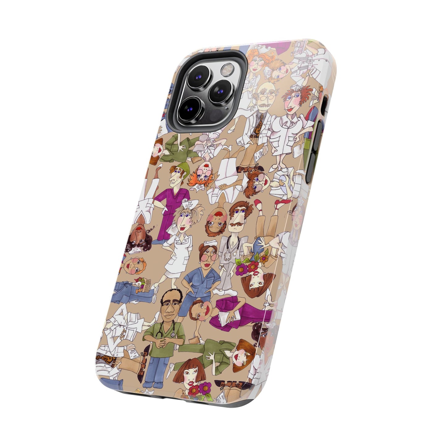 Diverse Nurse Khaki Phone Case