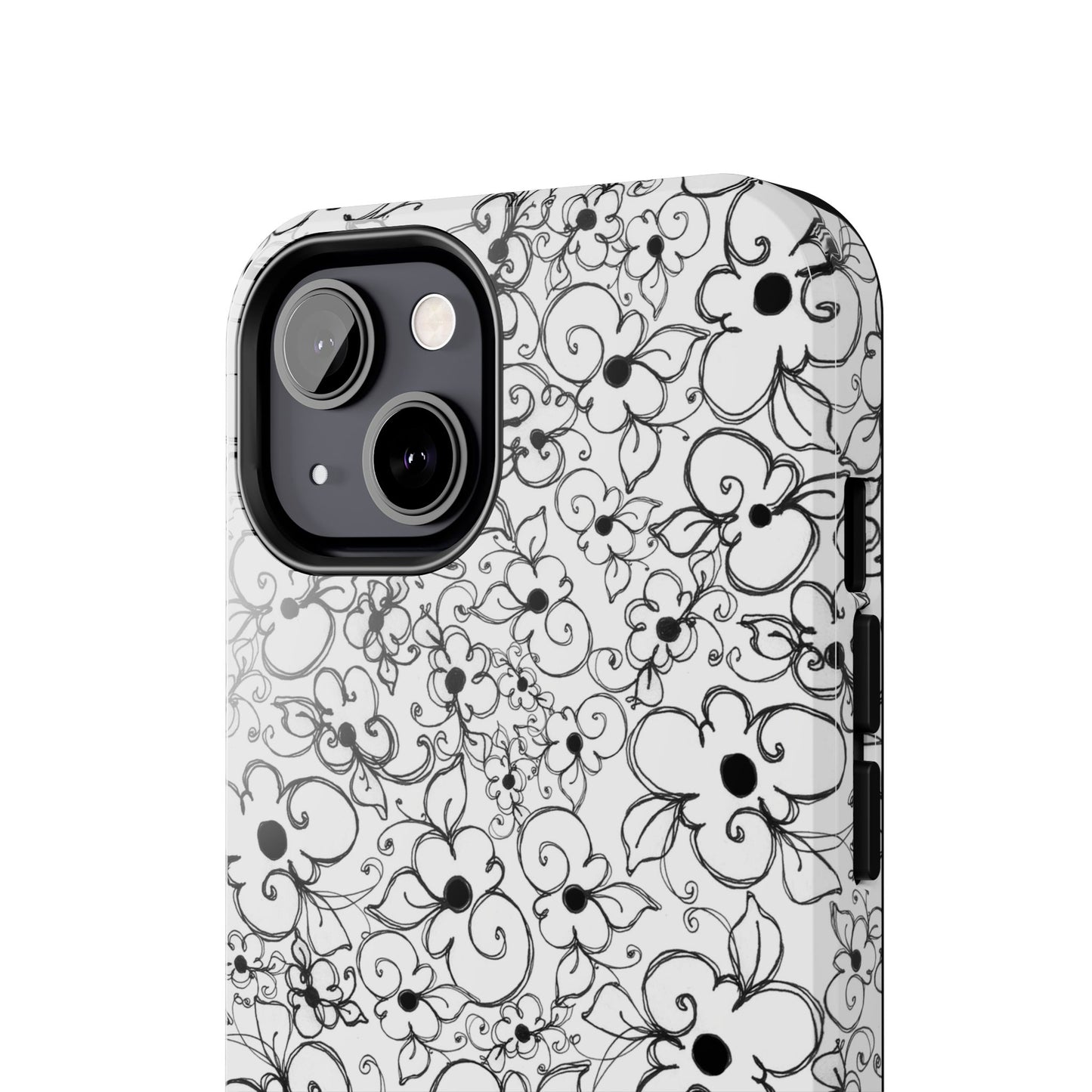 Dog Daisies White Phone Case