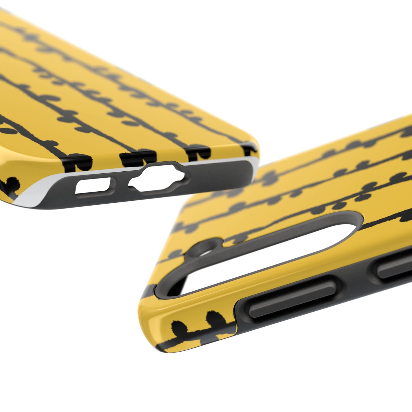 Loopy Stripe Yellow Phone Case