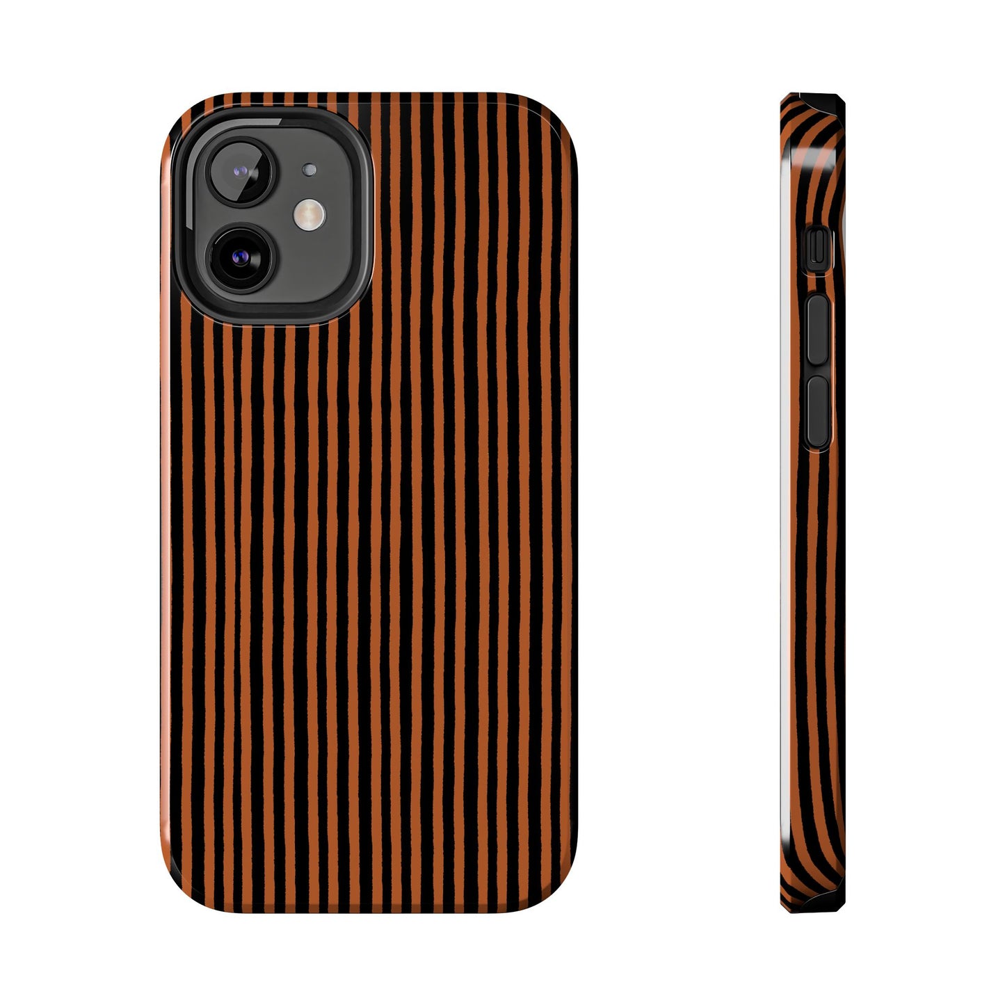 Happy Stripe Spice / Black Phone Case