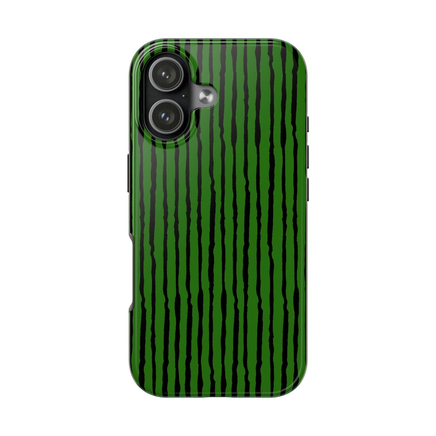 Sorta Stripe Green / Black Phone Case