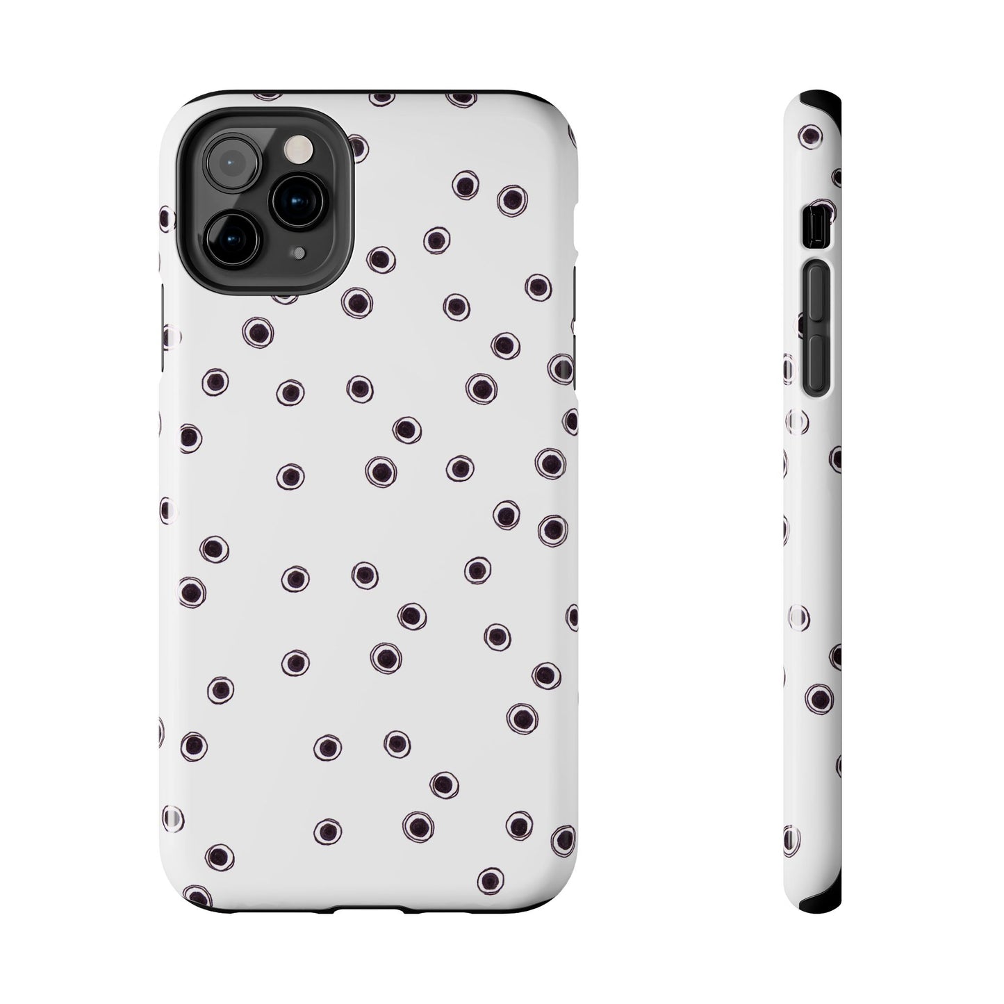 Halo Dots White Phone Case