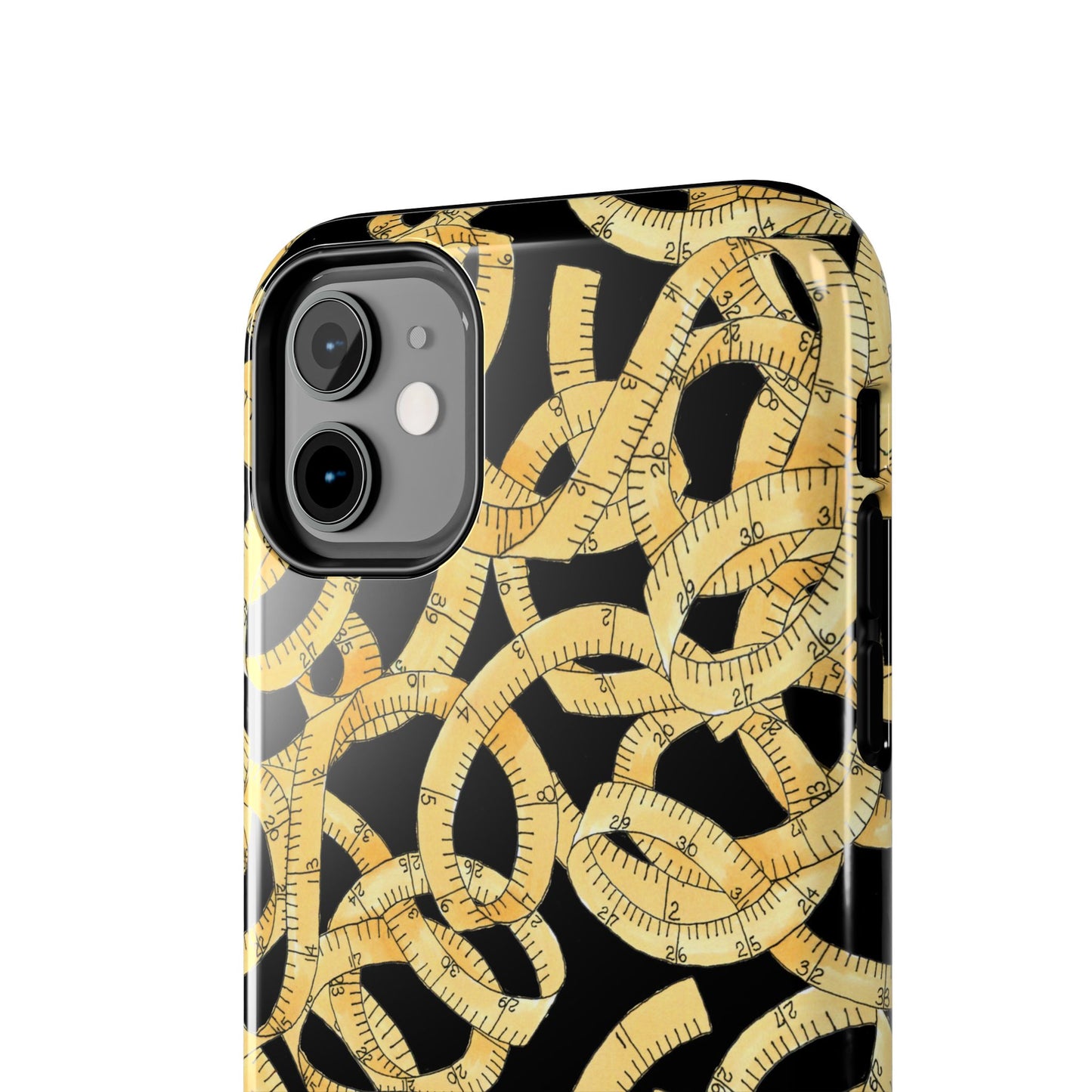 Tape Tangle Black Phone Case