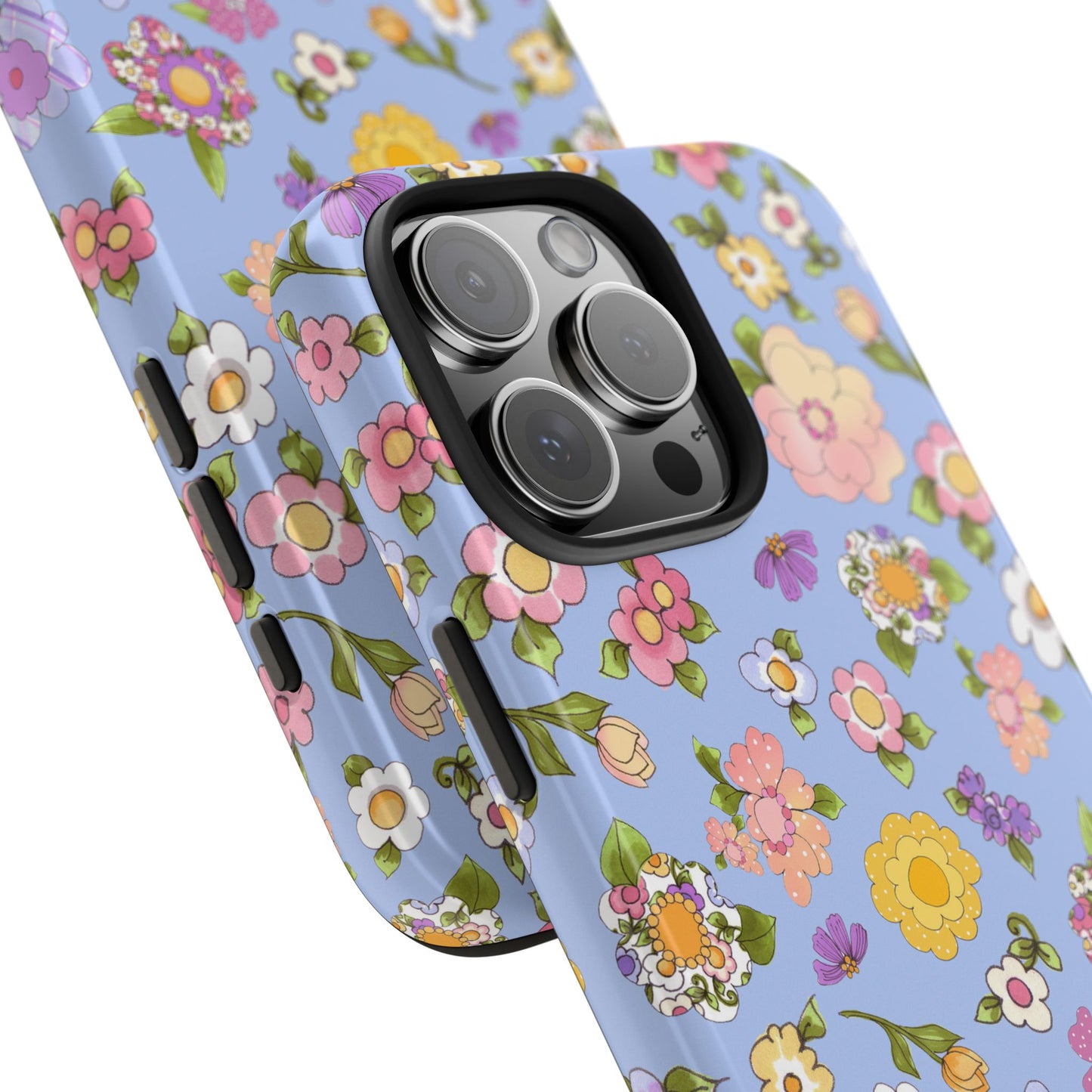 Flowery Blue Phone Case