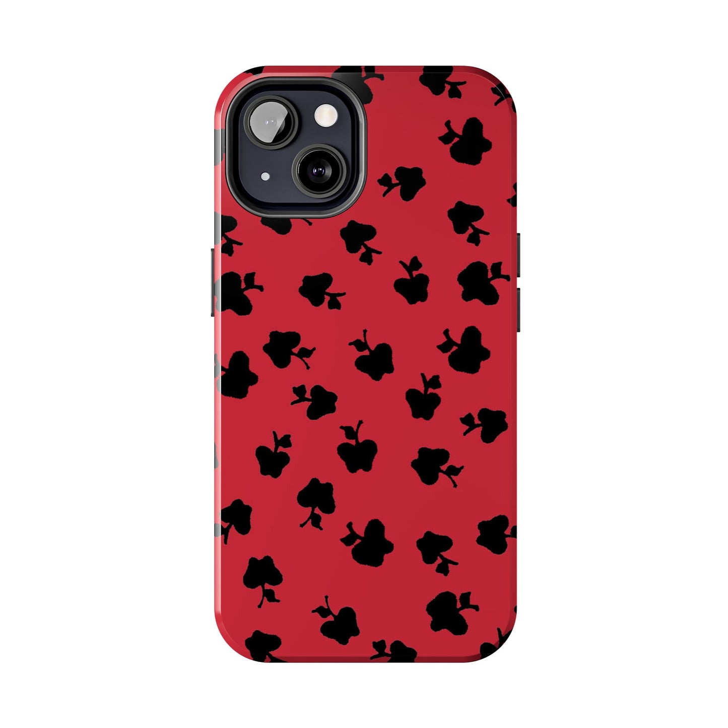 Happy Apples Red / Black Phone Case
