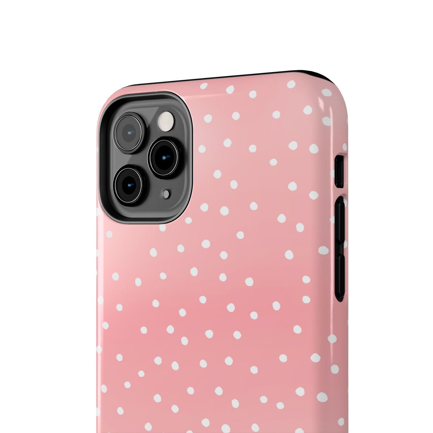 Dinky Dots Coral / White Phone Case