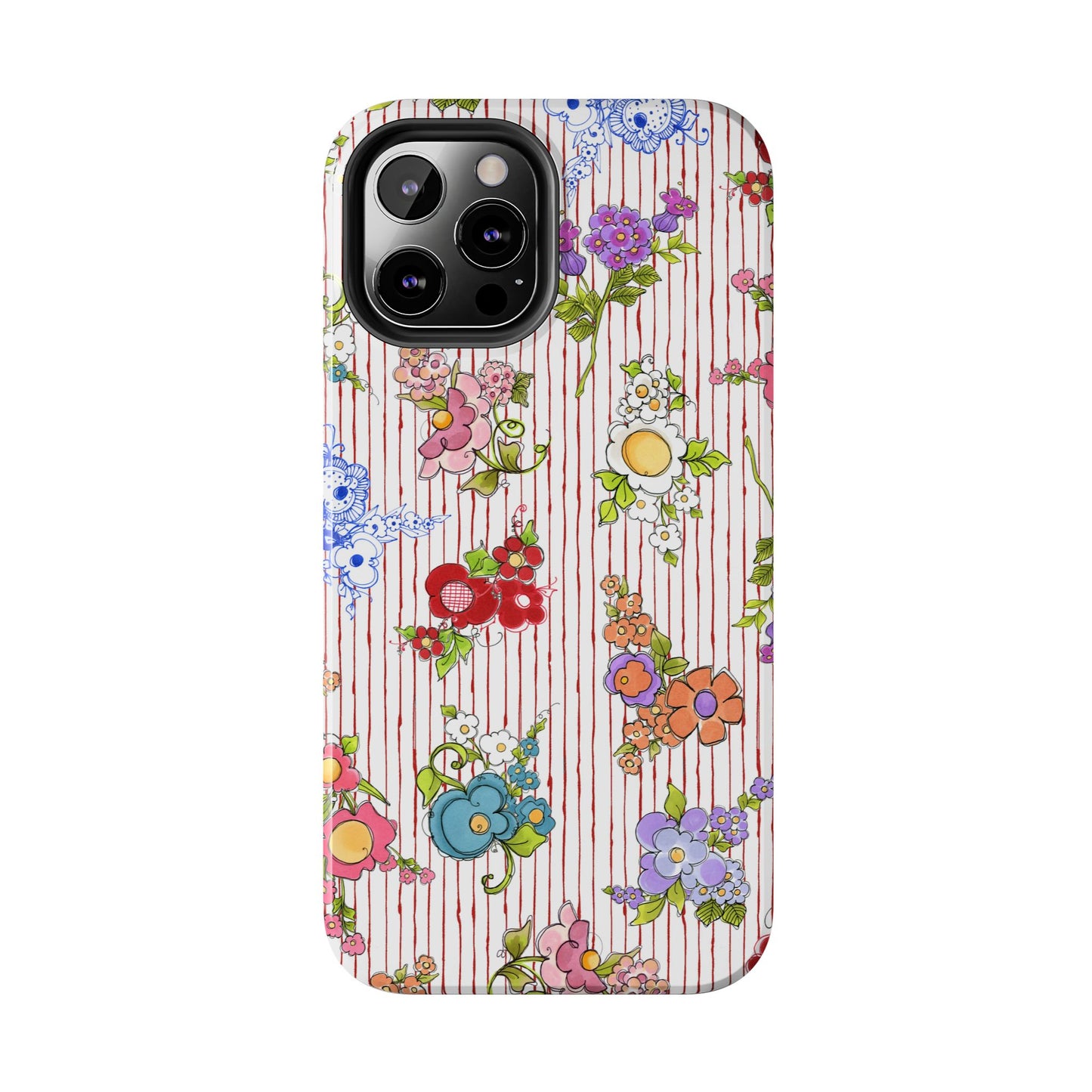 Mixed Bouquets Red / White Phone Case
