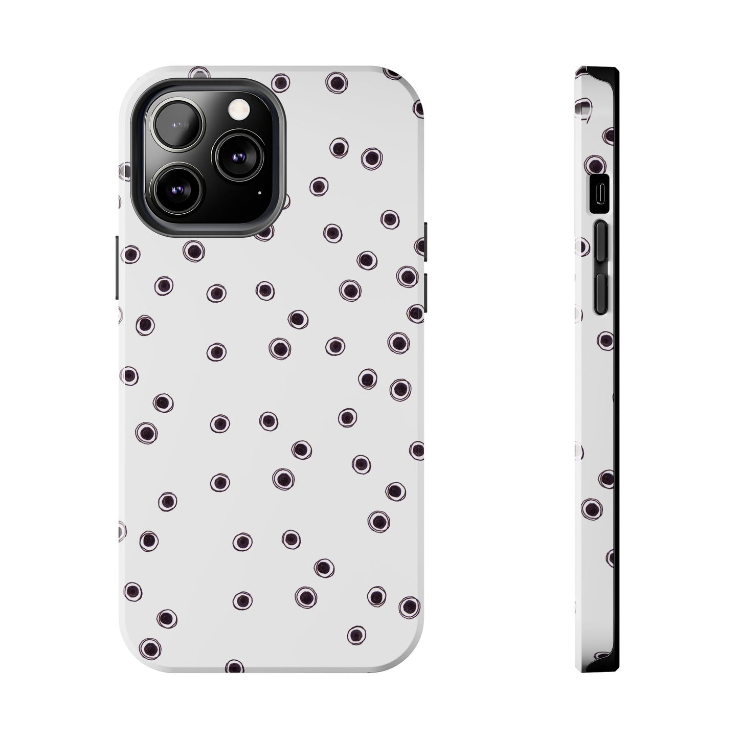 Halo Dots White Phone Case