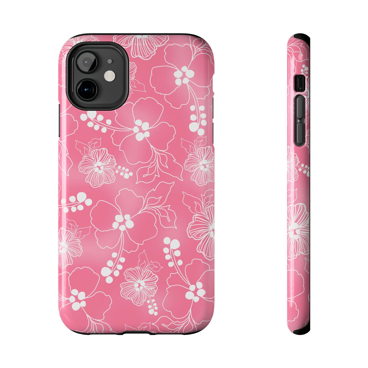 Lacey Hibiscus Pink Phone Case