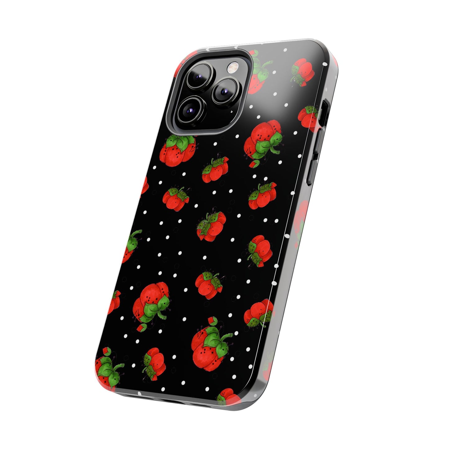 Pin Dots Black Phone Case