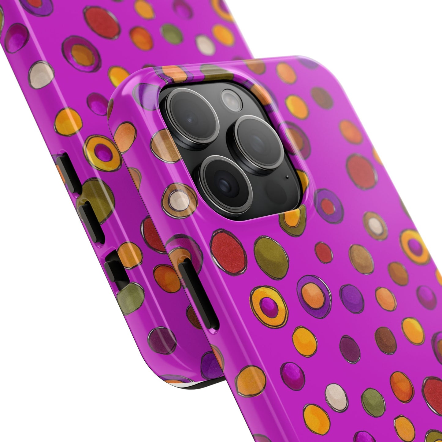 Double Dot Fuchsia Phone Case