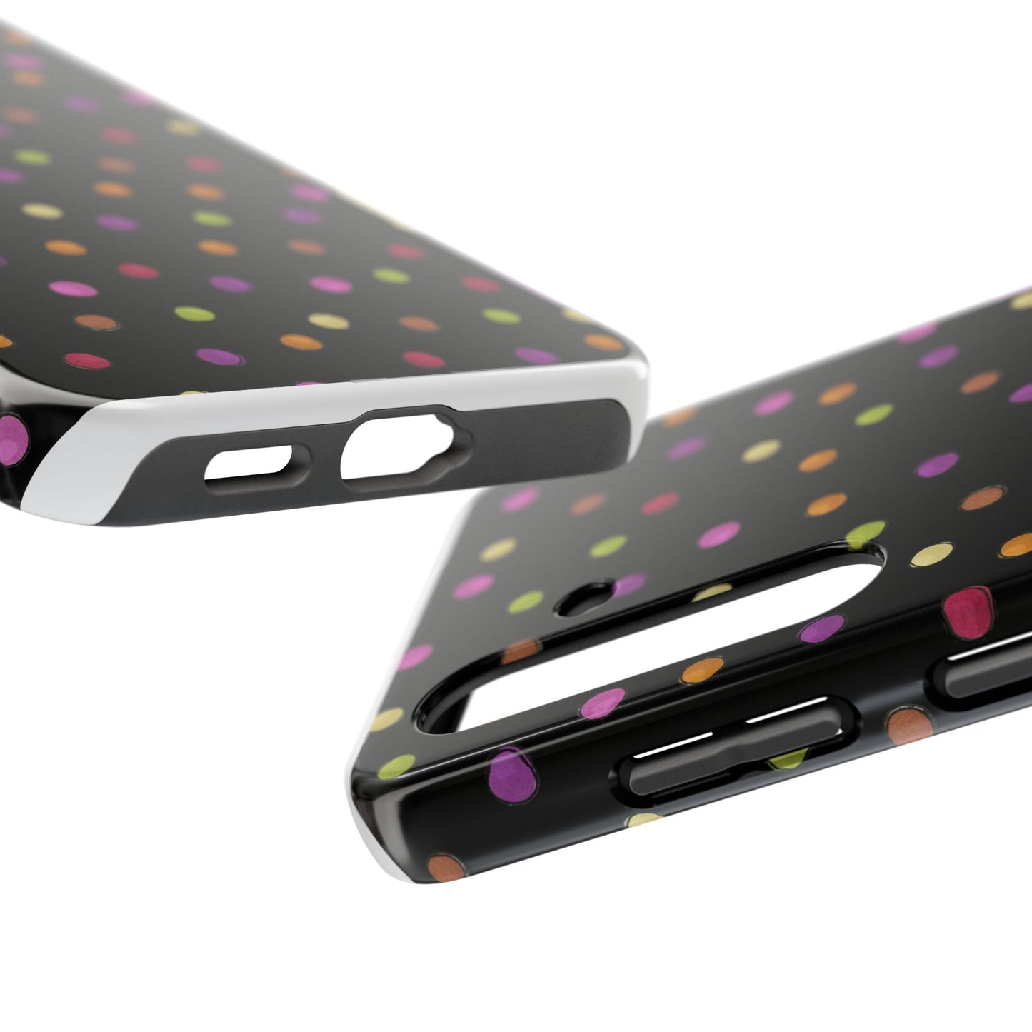 Tea Dot Black Phone Case