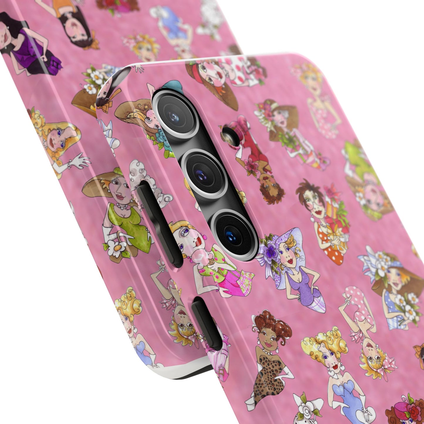 Fast Women Tossed Pink Phone Case