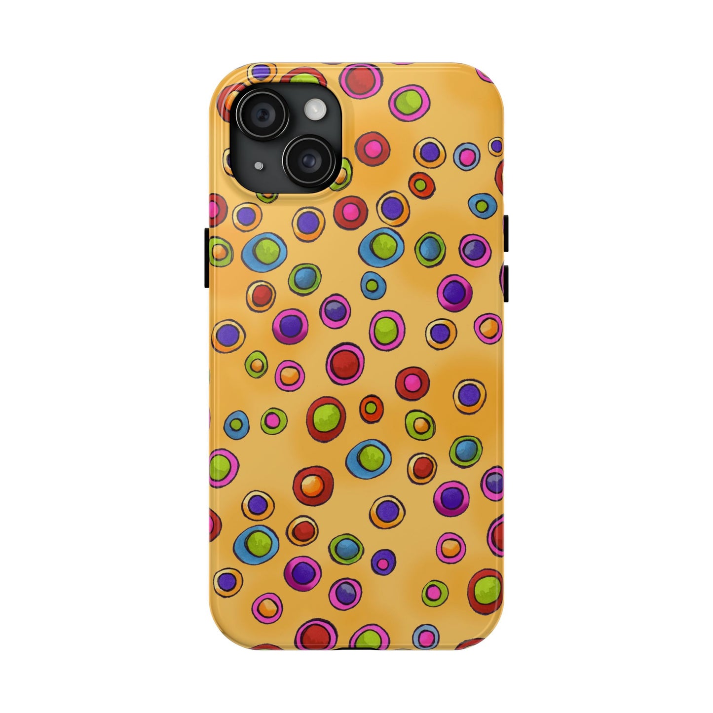 Dopey Dots Yellow Phone Case