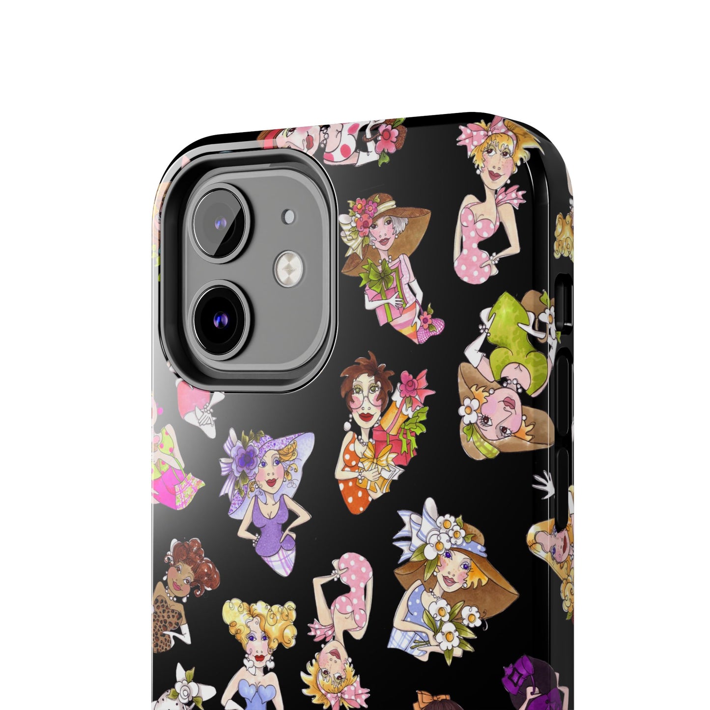 Fast Women Tossed Black Phone Case