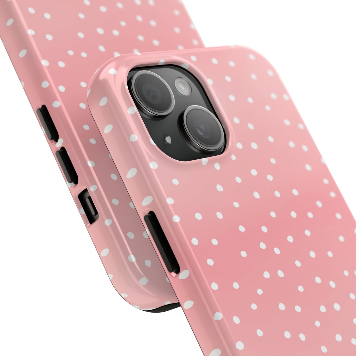 Dinky Dots Coral / White Phone Case