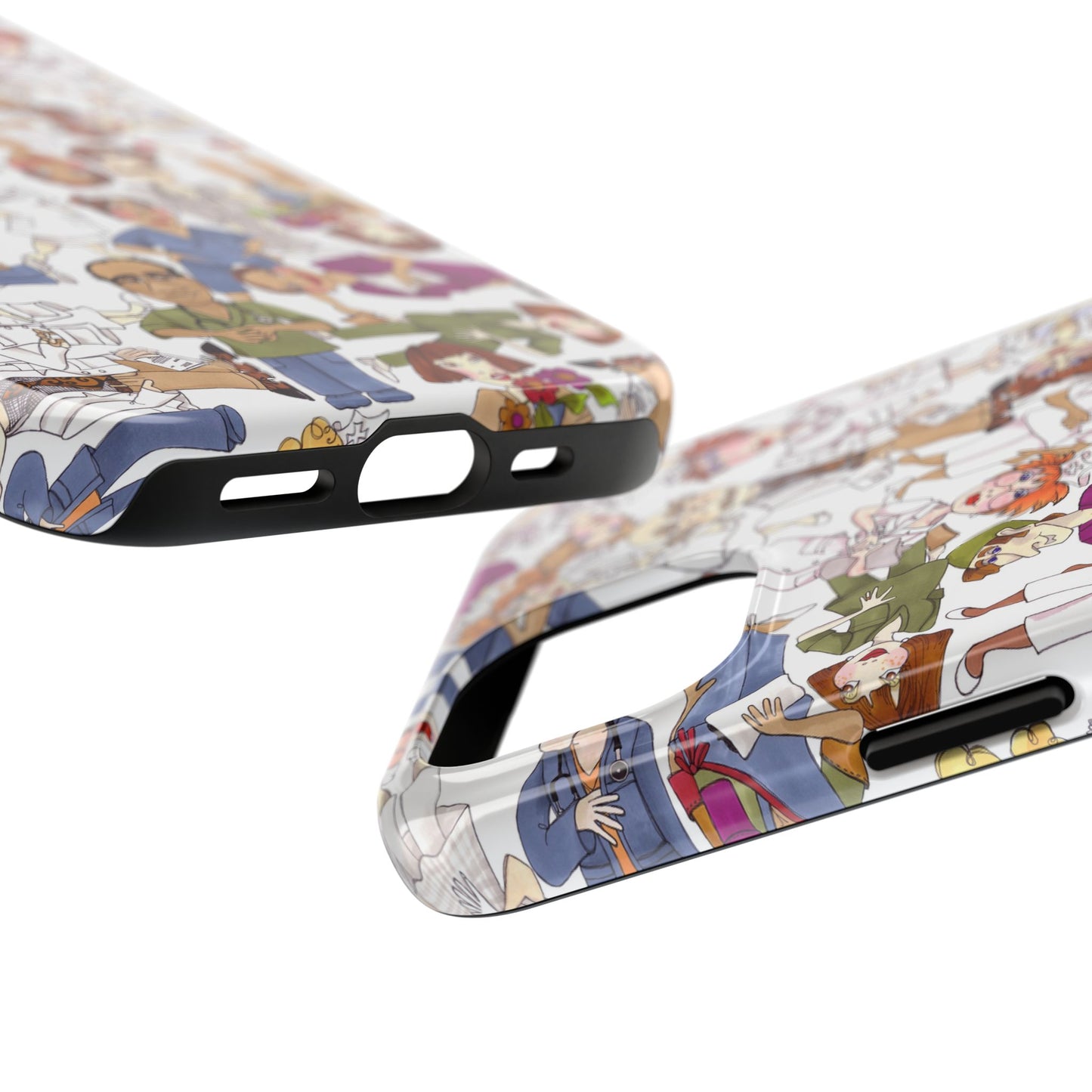 Diverse Nurse White Phone Case