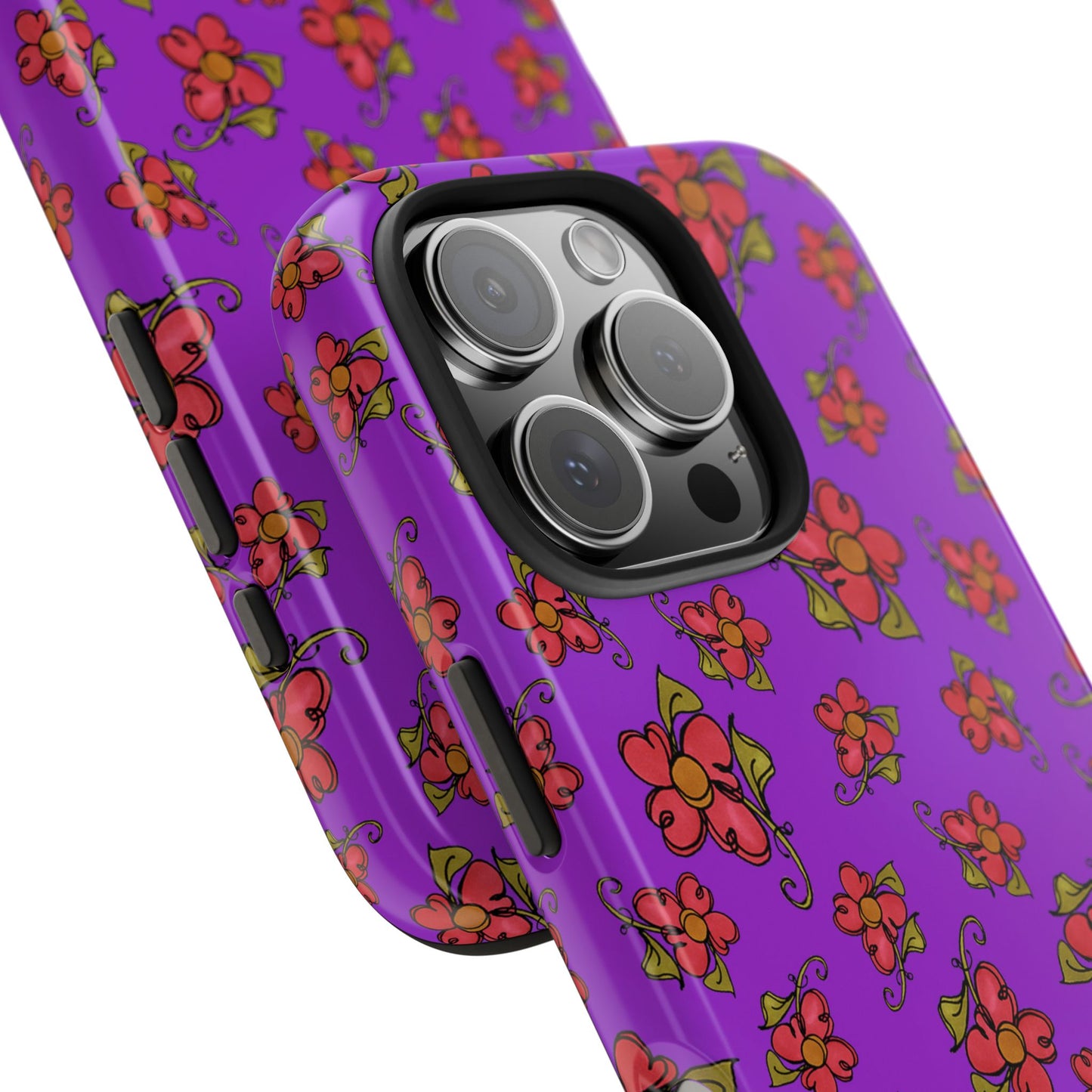 Daisy Caper Purple Phone Case