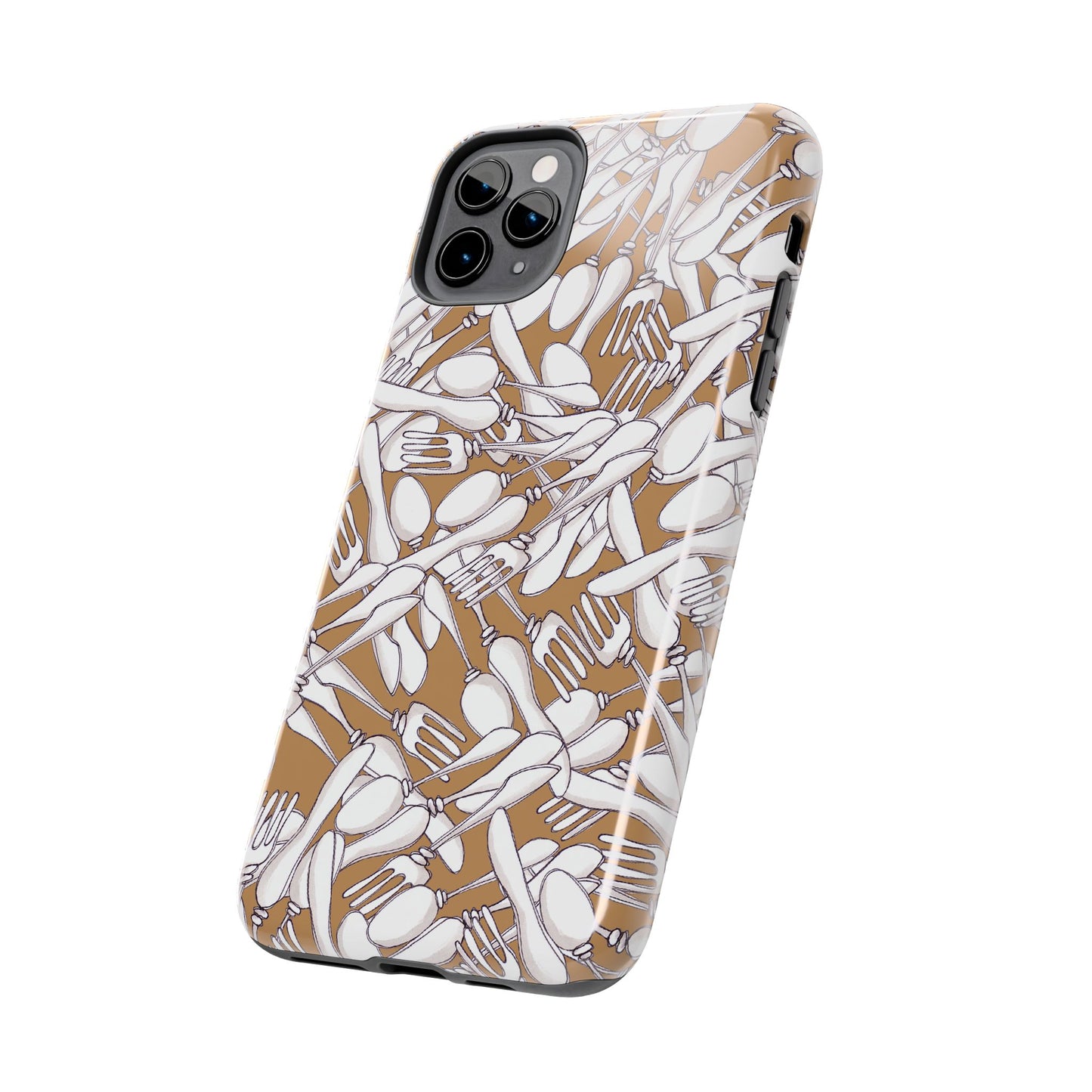 Silverware Wars Brown Phone Case