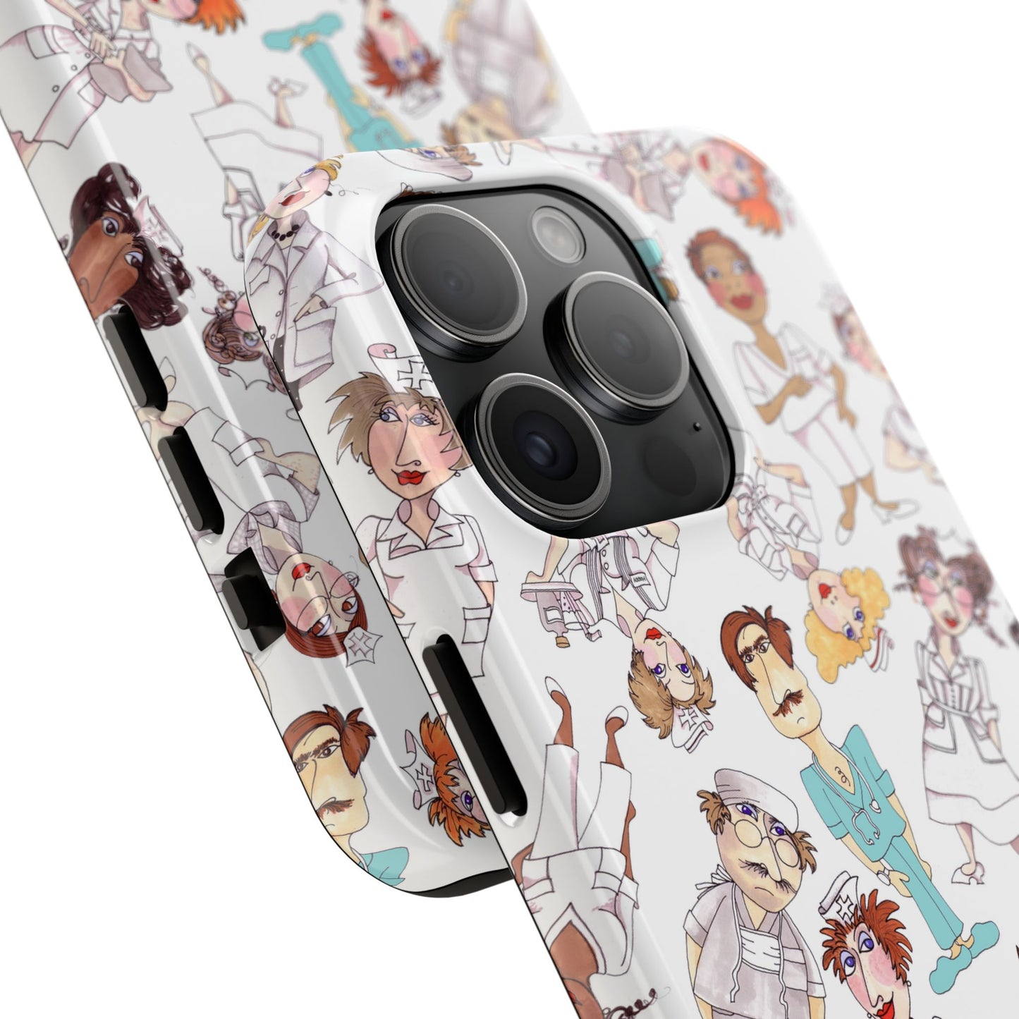 Happy Staff White Phone Case