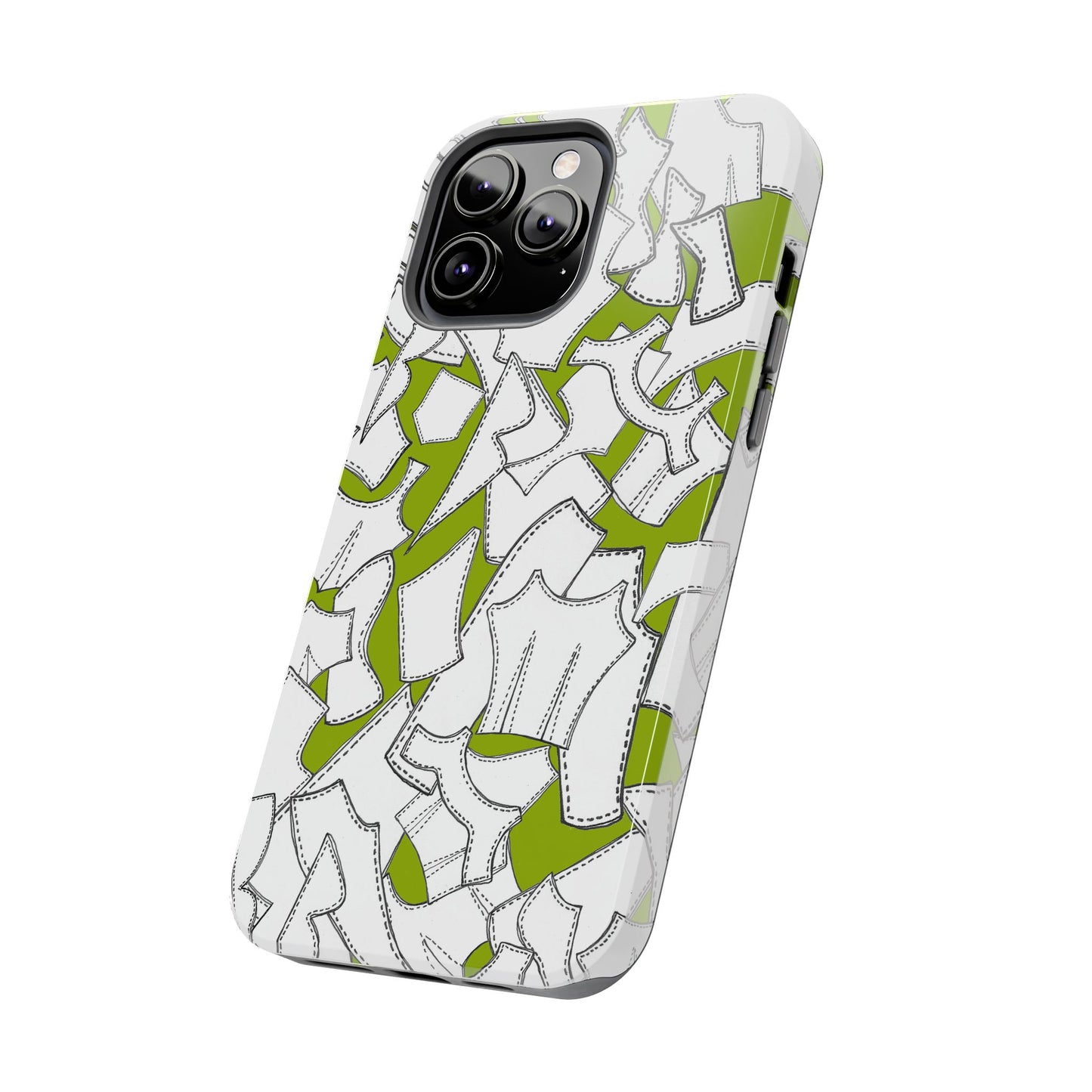 Pattern Pieces Chartreuse Phone Case