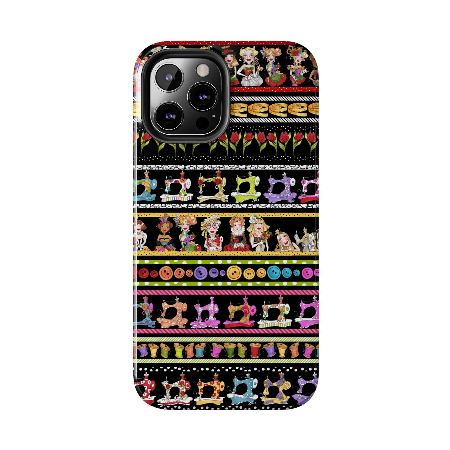 Curious Border Black Phone Case