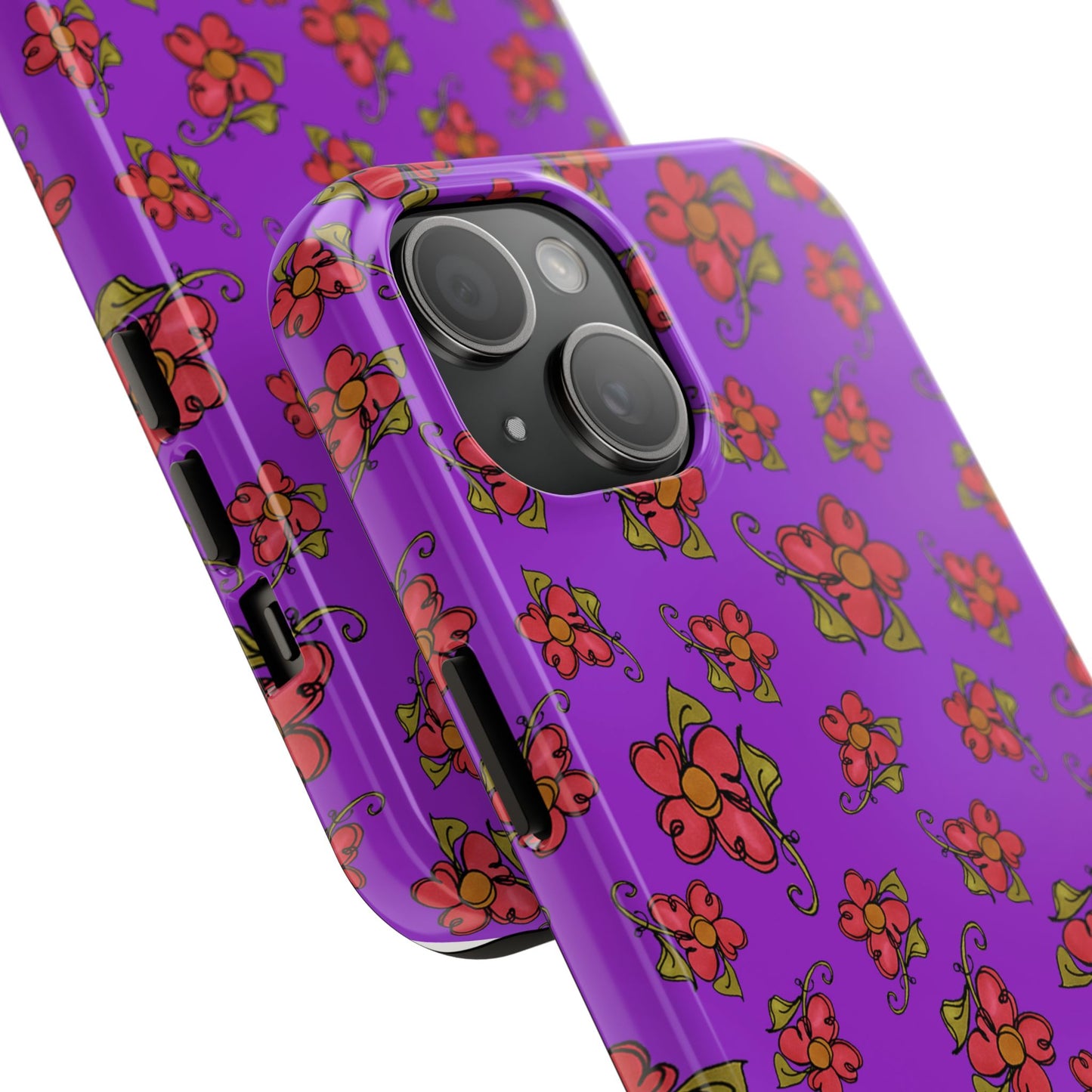 Daisy Caper Purple Phone Case