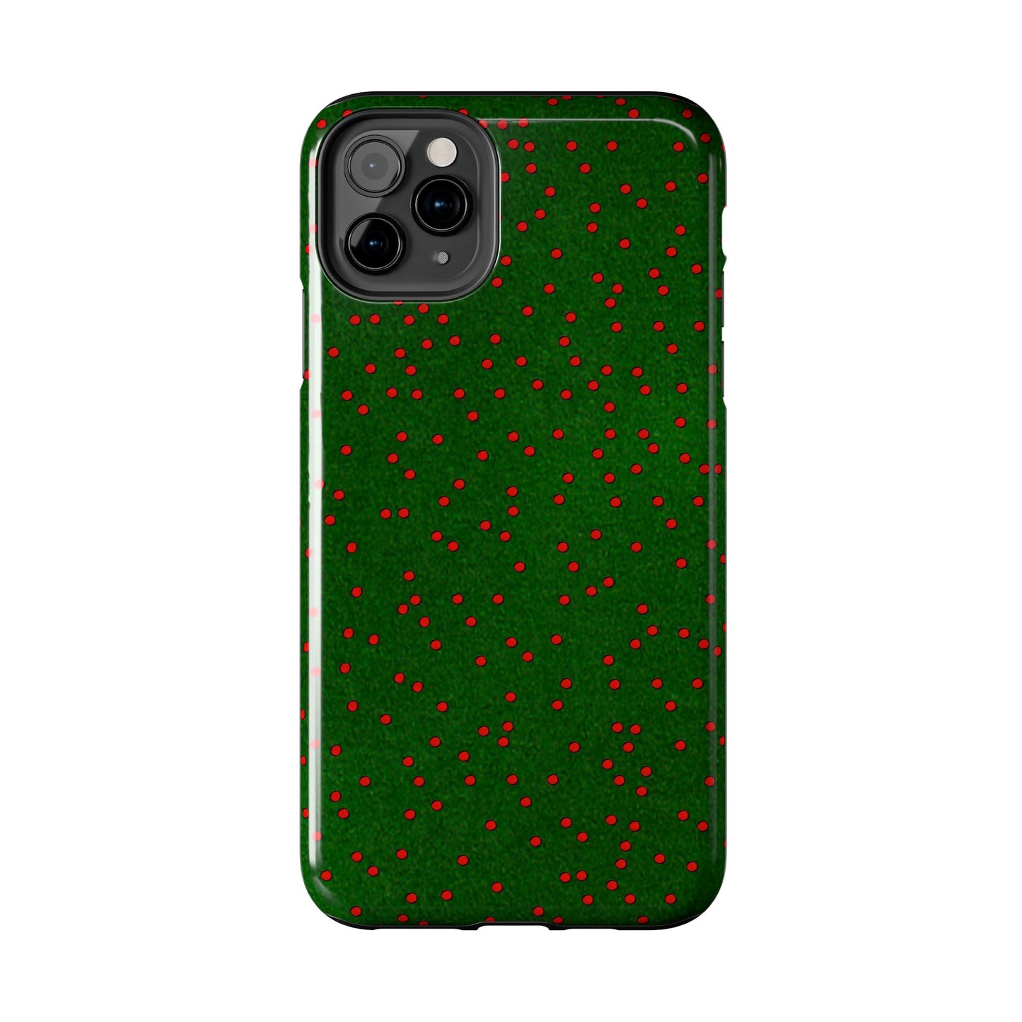 Happy Dots Green / Red Phone Case
