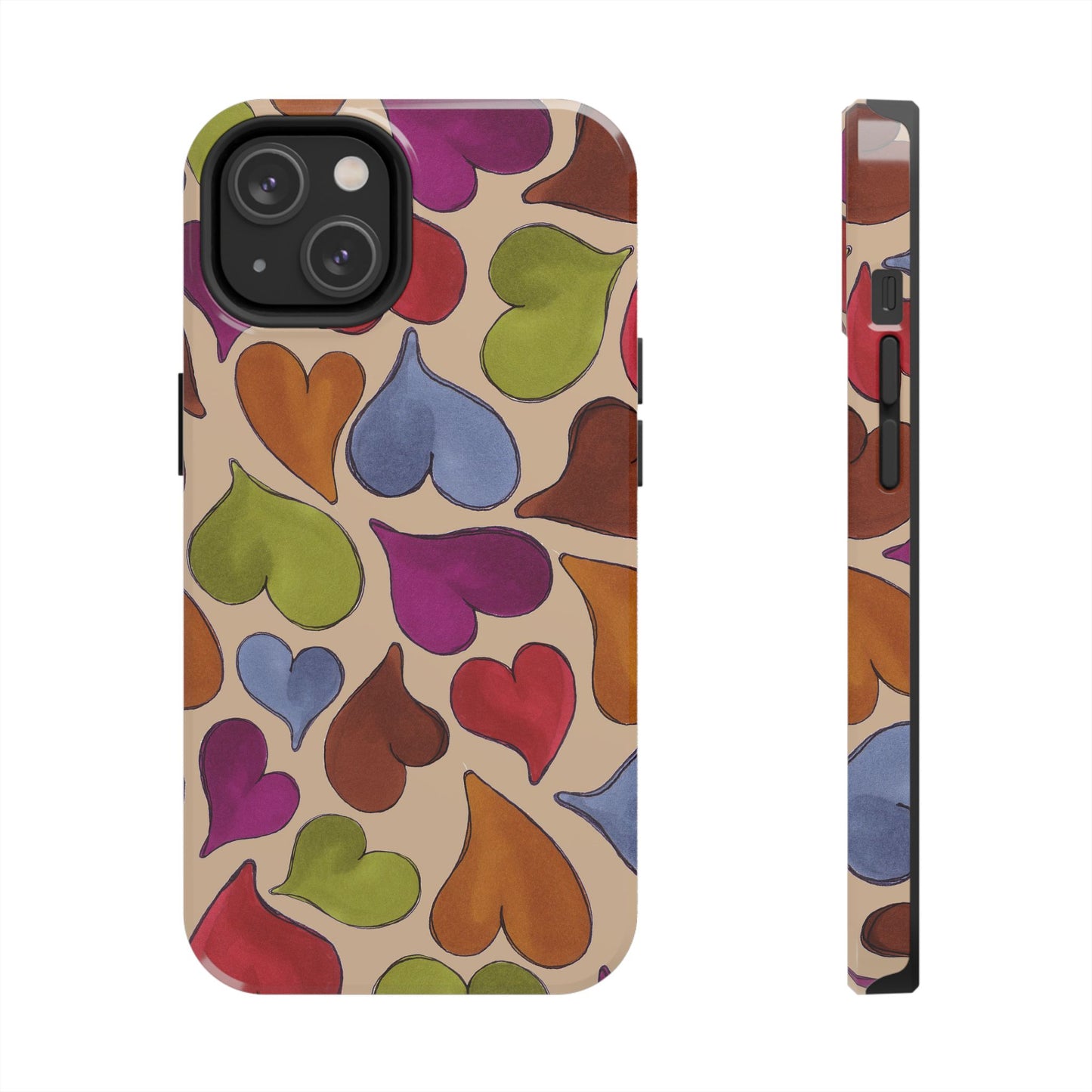 Big Hearted Khaki Phone Case
