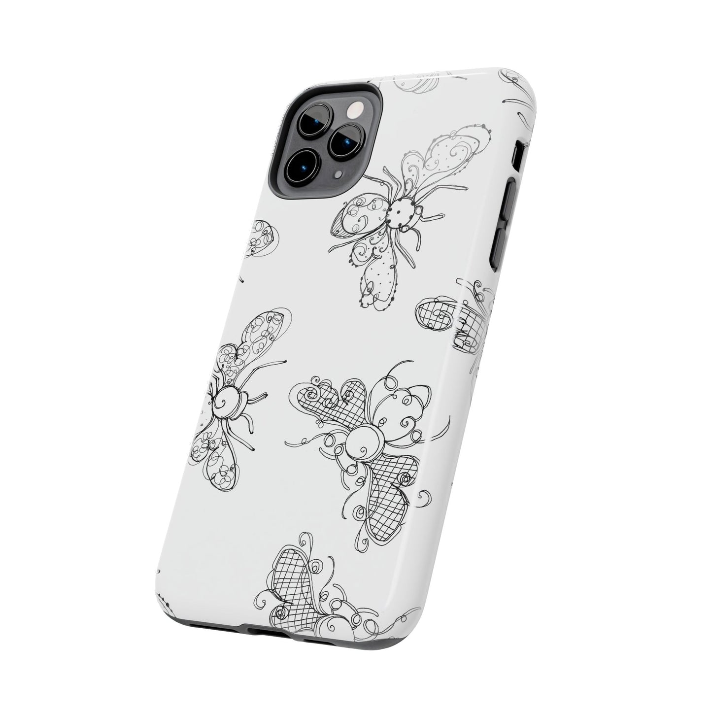 Busy Bees White Phone Case