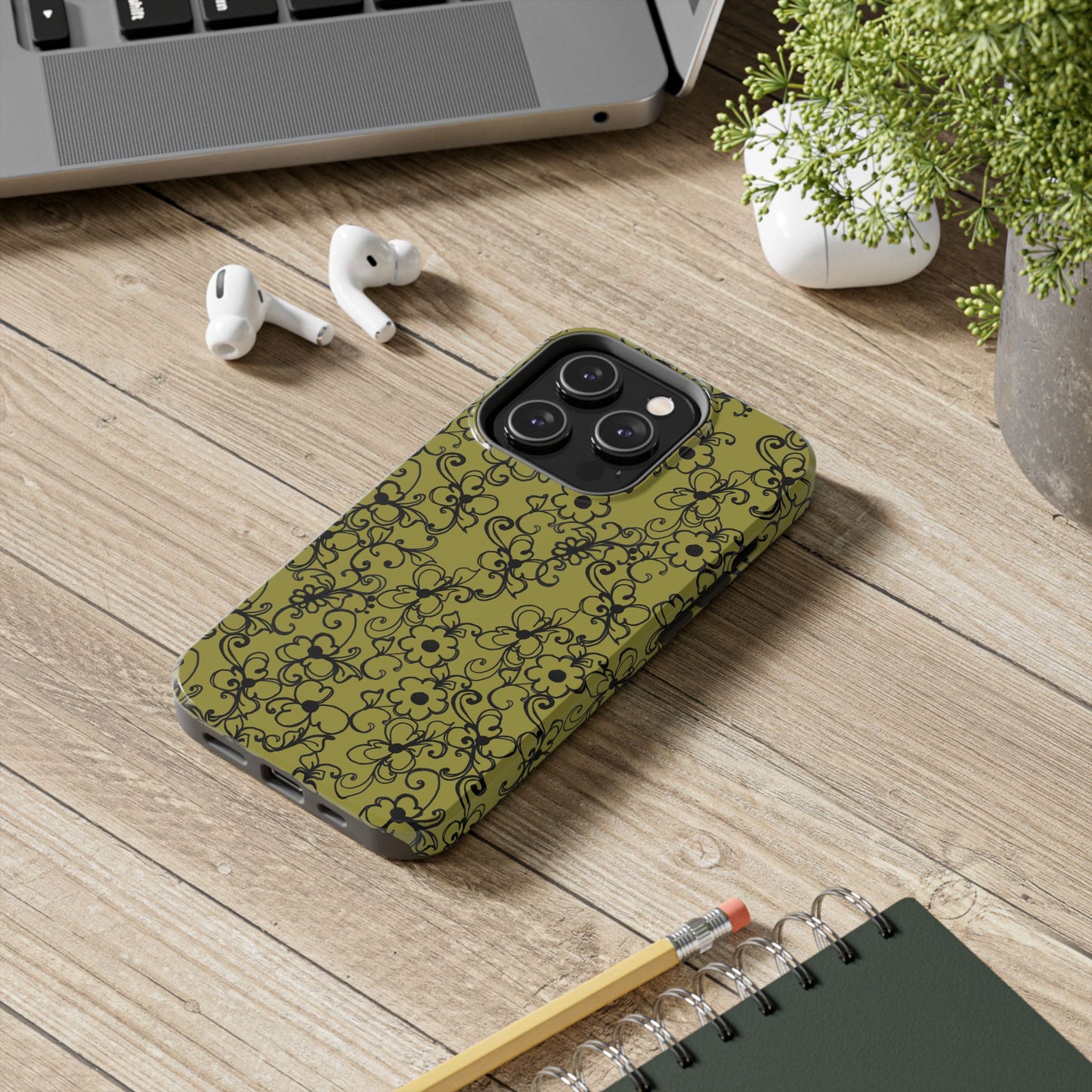 Daisy Jungle Green Phone Case