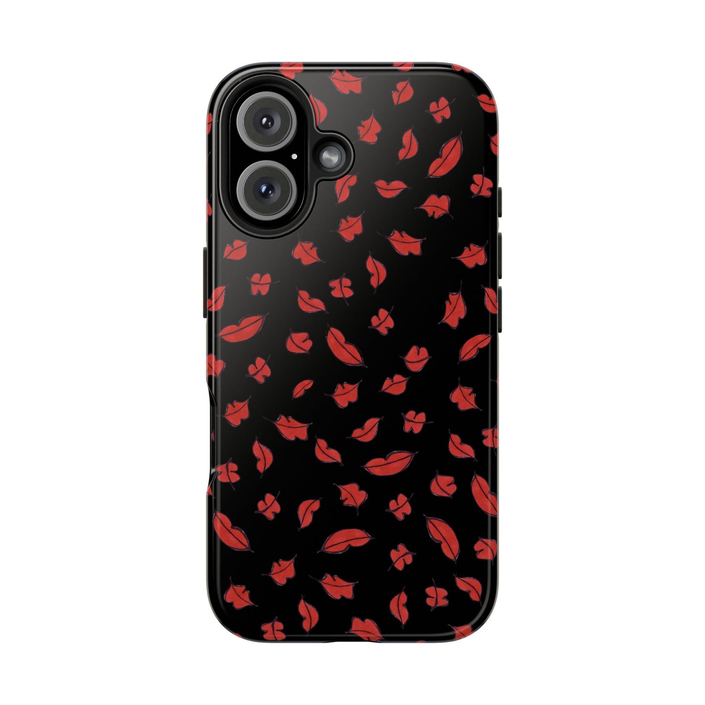 Autumn Lips Black Phone Case