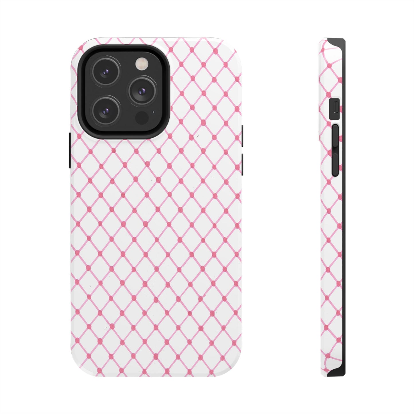 Diamond White / Pink Phone Case