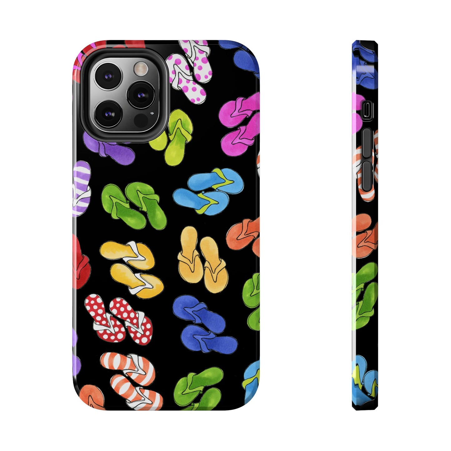 Fun Flops Black Phone Case
