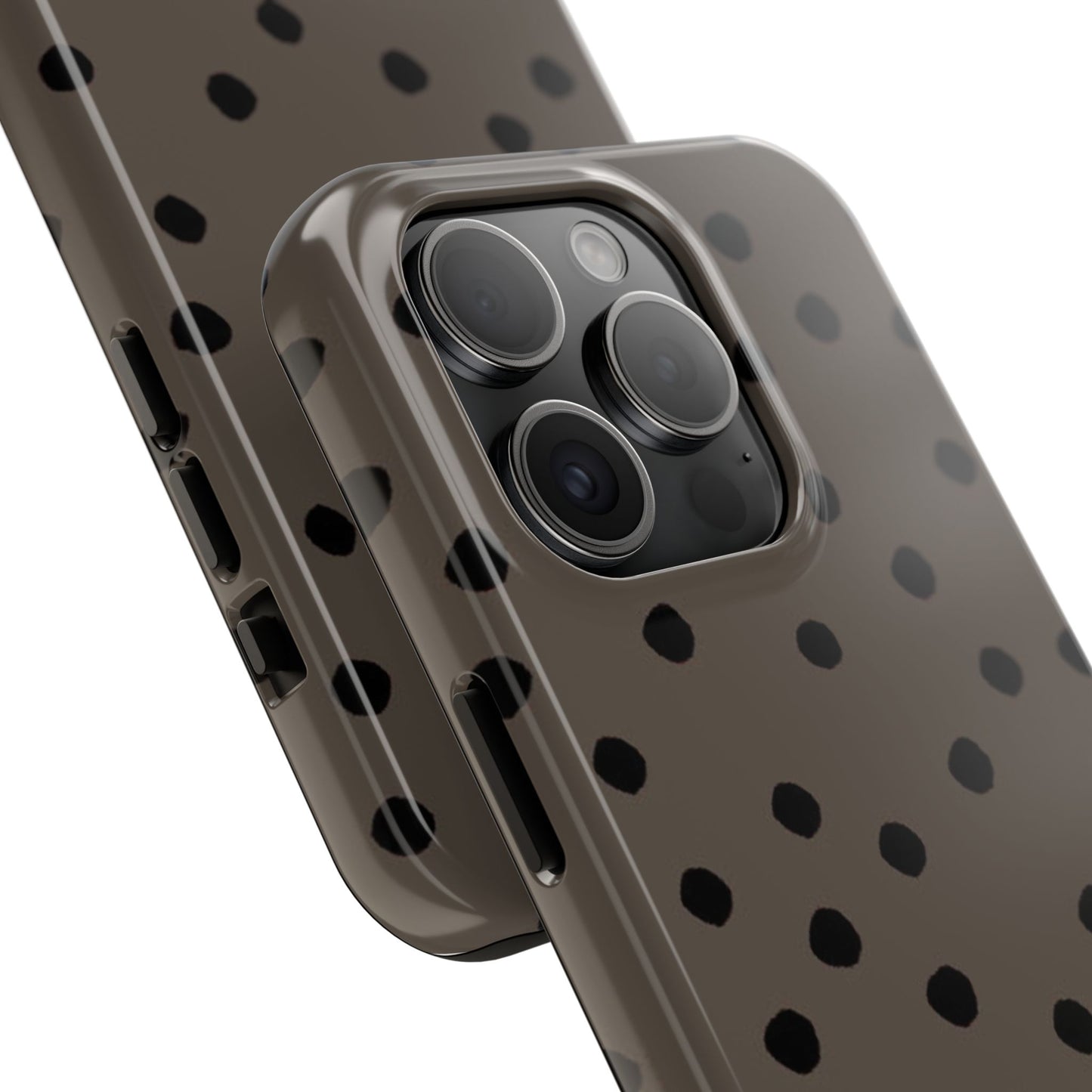 Dinky Dots Toast / Black Phone Case