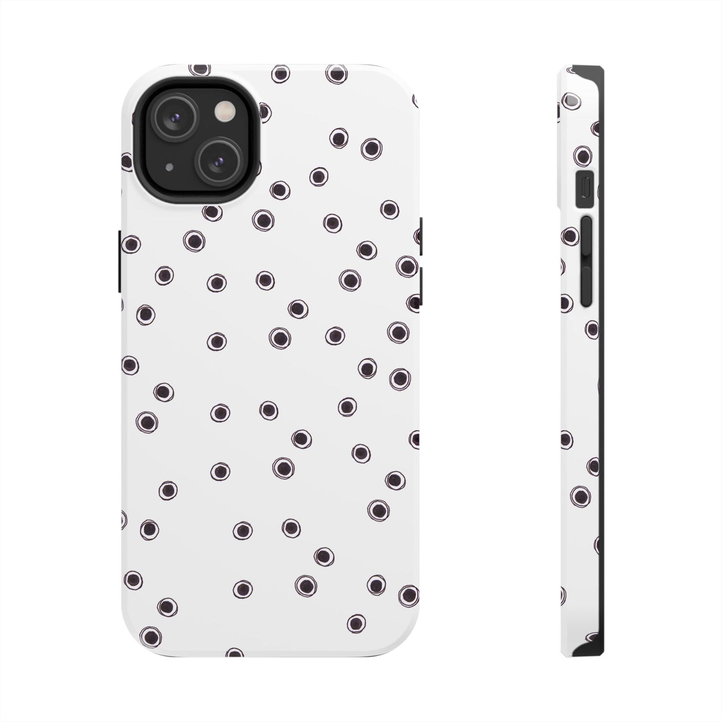 Halo Dots White Phone Case