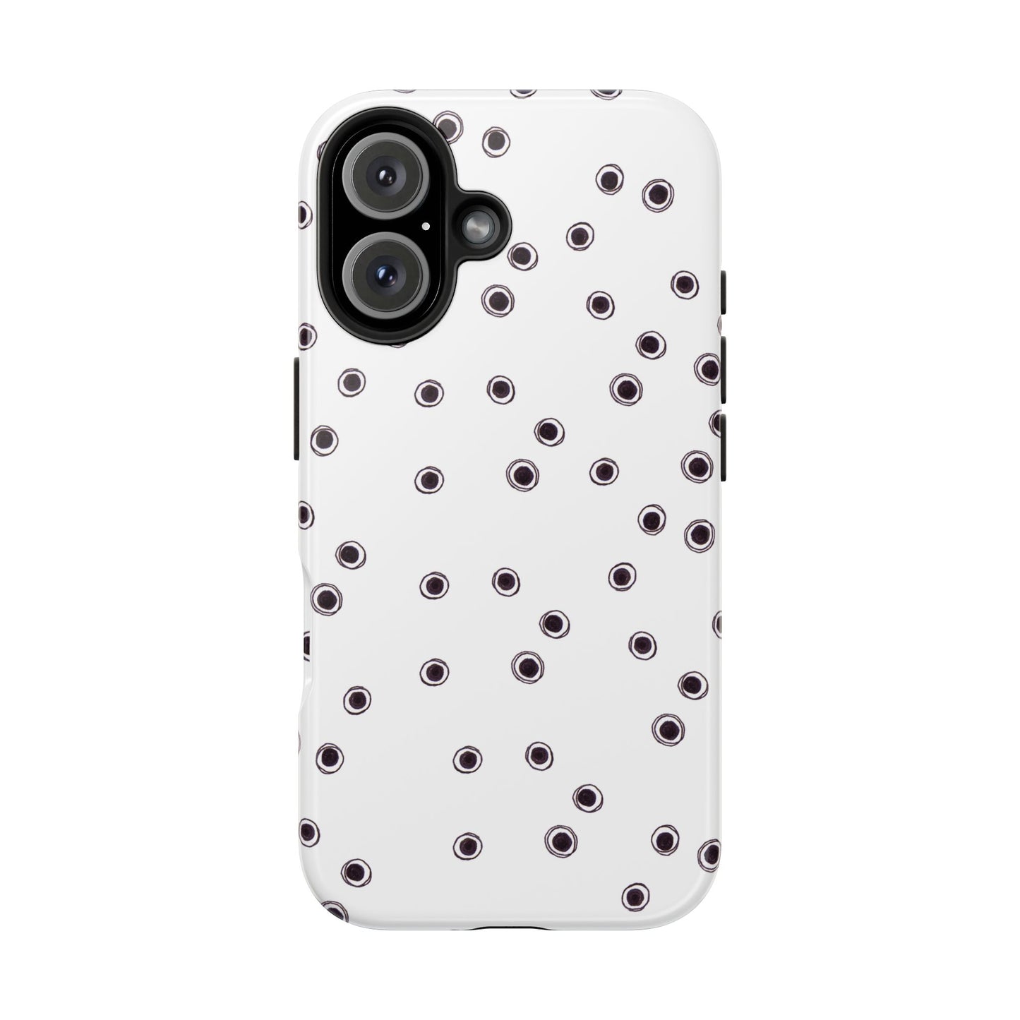 Halo Dots White Phone Case