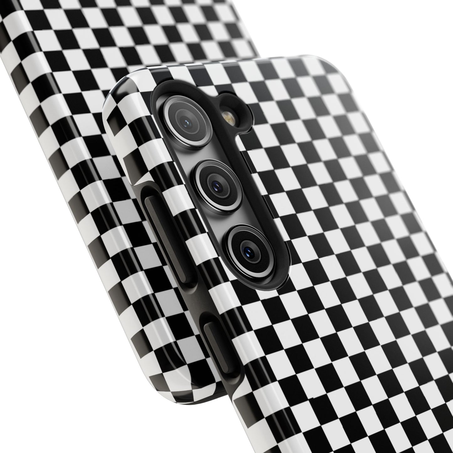 Checkerboard Black / White Phone Case