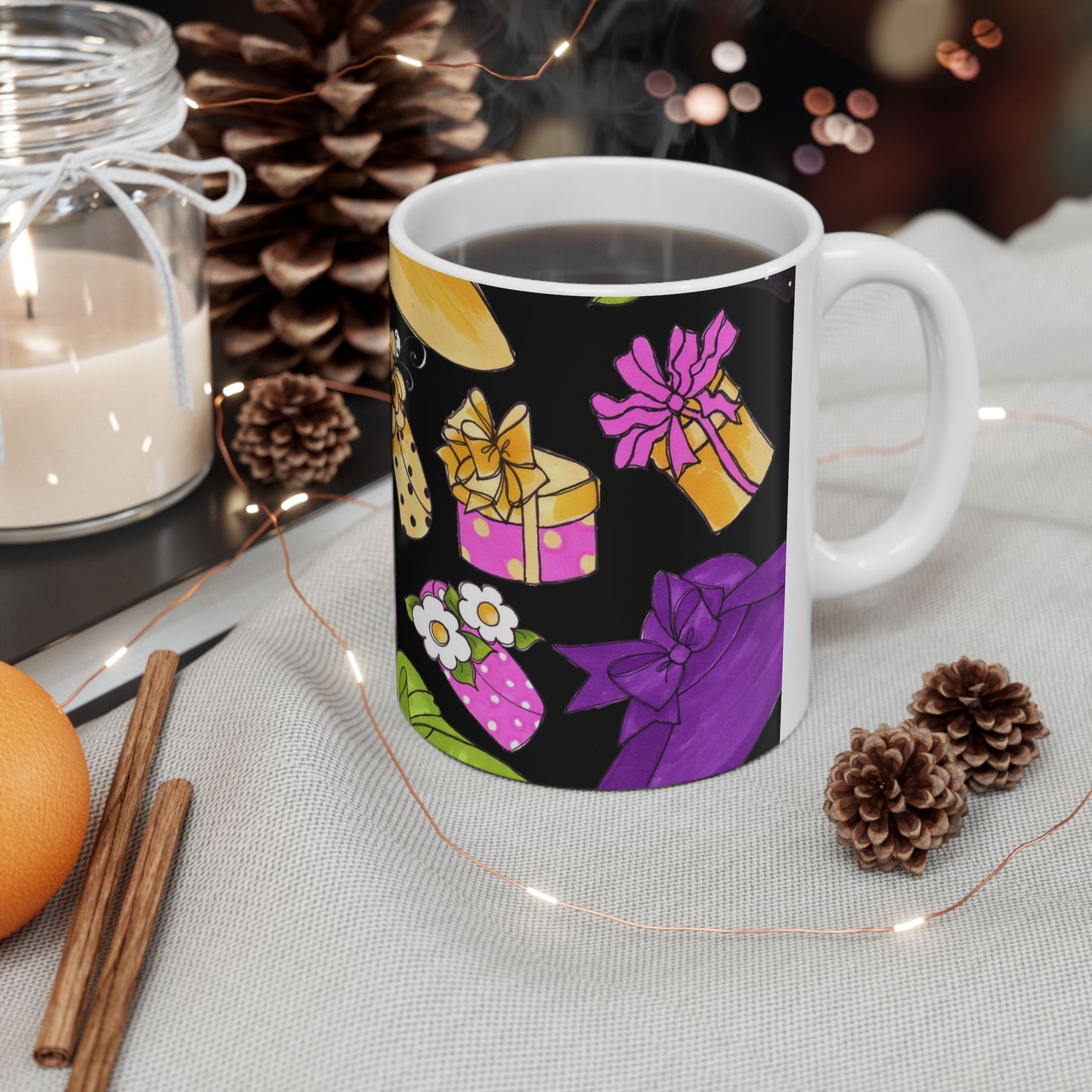 Accessories Tossed Black Cup