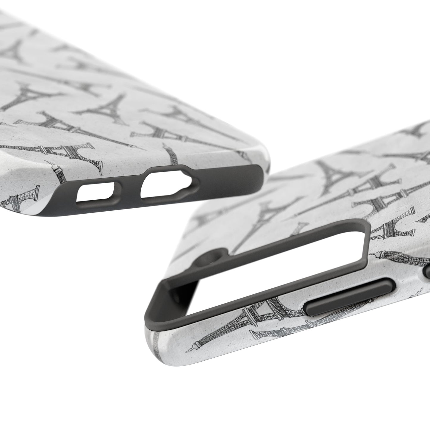 Eifelesque Silver Phone Case