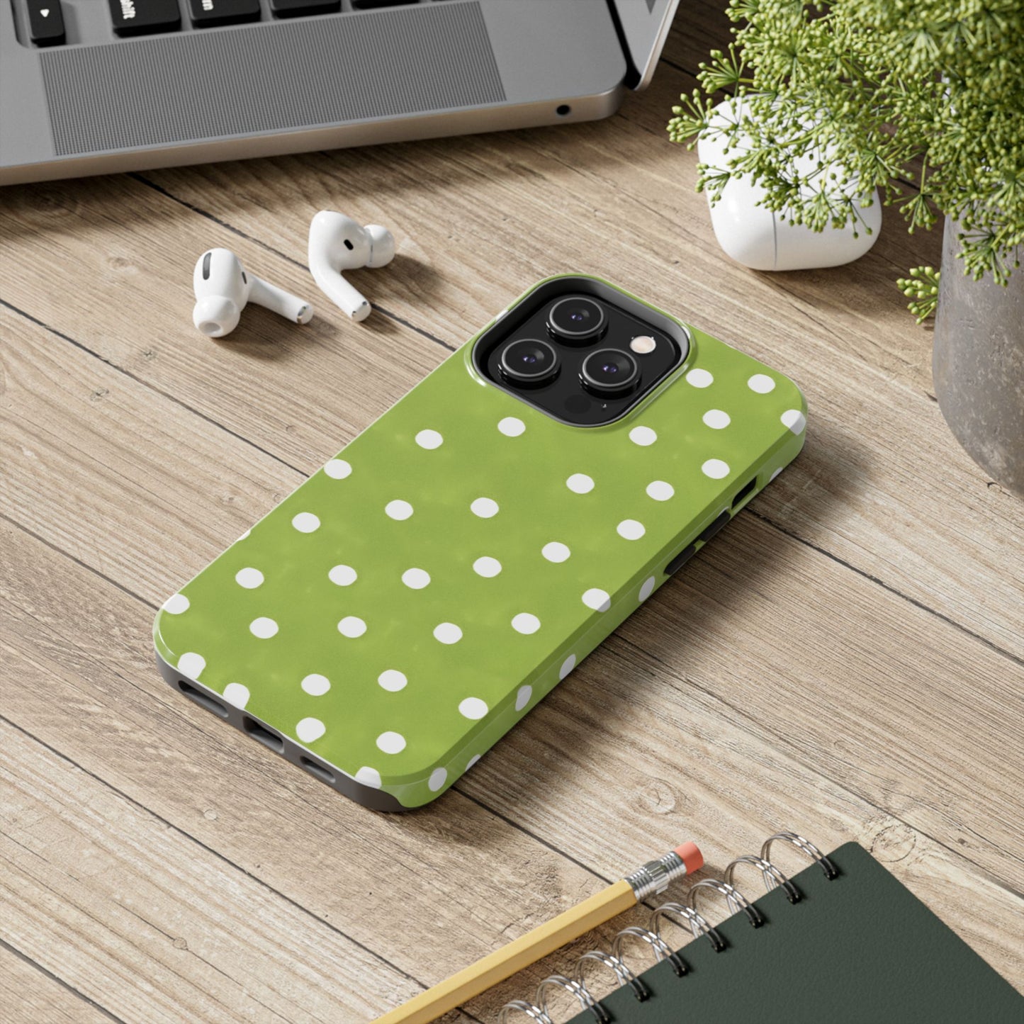 Plump Dots Green Phone Case